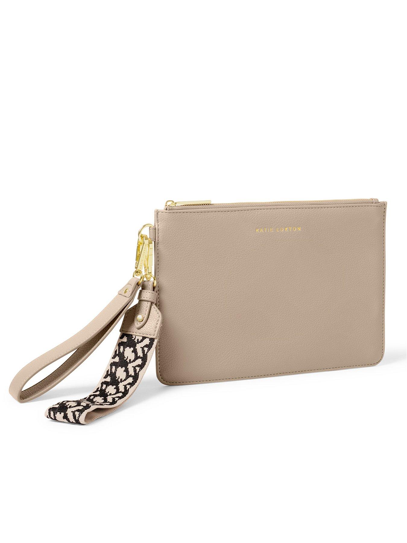 Image 5 of 6 of Katie Loxton Hallie Wristlet Pouch - Light Taupe