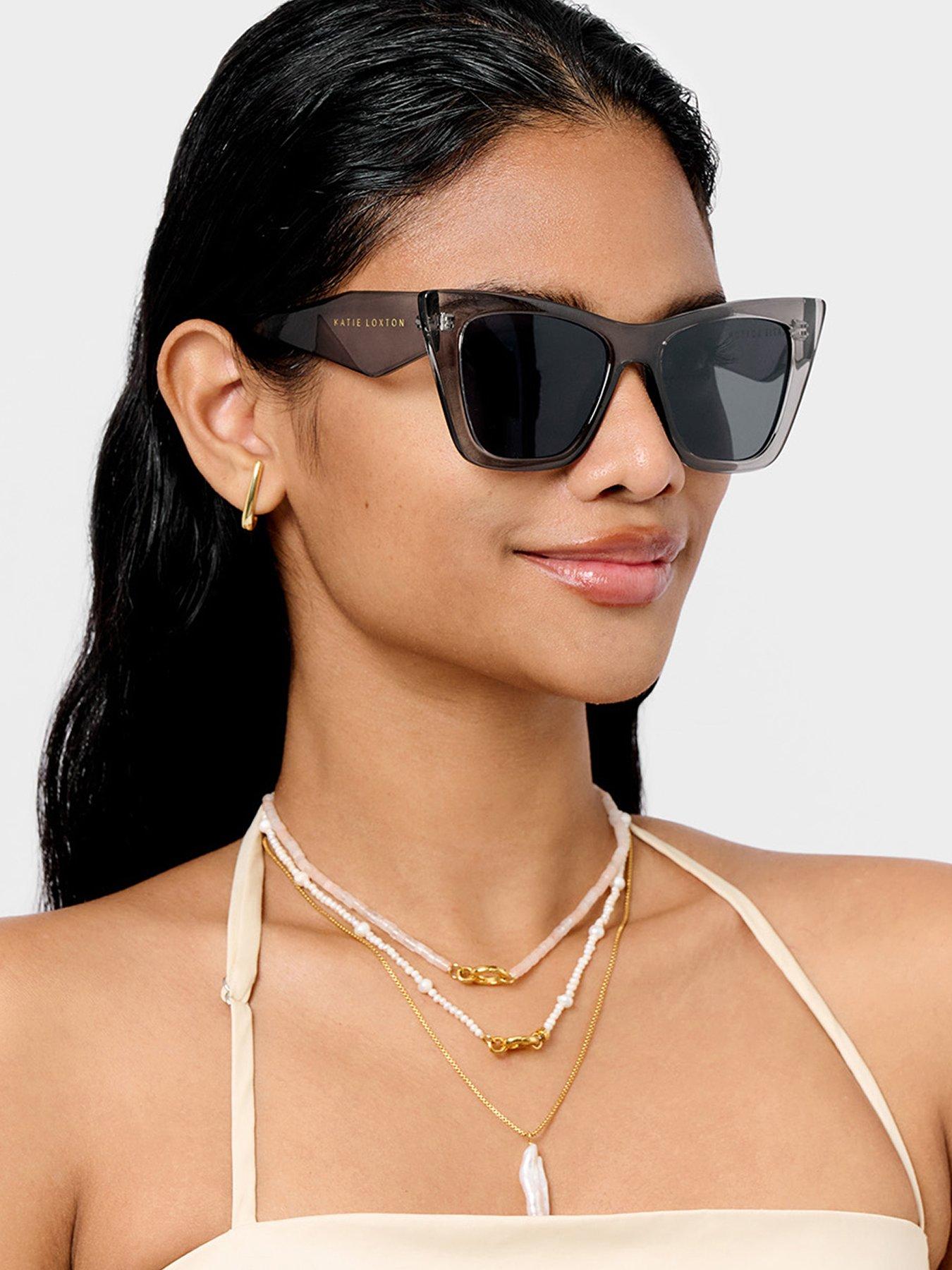 Image of Katie Loxton Porto Sunglasses - Grey Transparent
