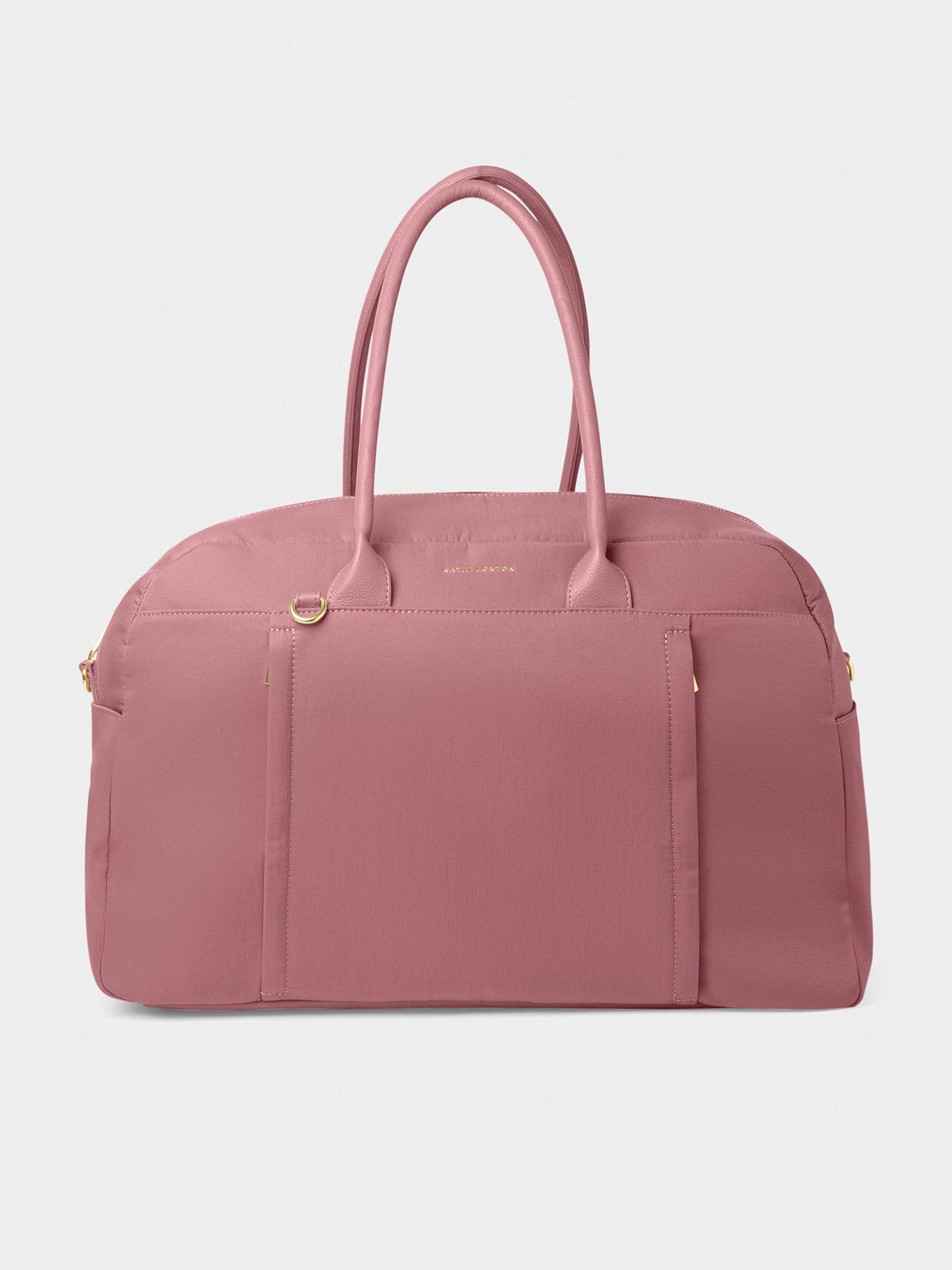 Image 1 of 7 of Katie Loxton Nylon-lux Everyday Holdall In Deep Rose