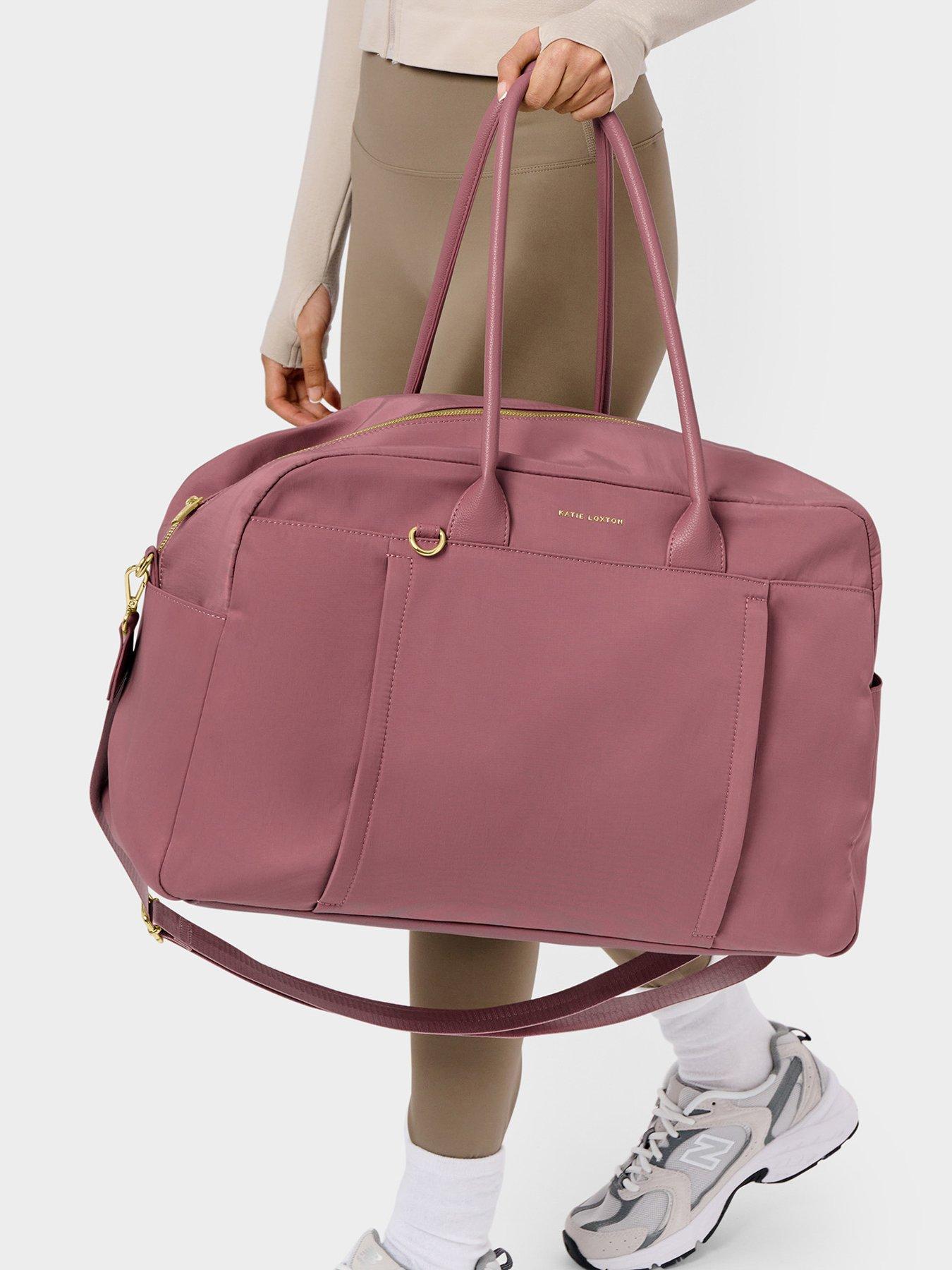 Image 5 of 7 of Katie Loxton Nylon-lux Everyday Holdall In Deep Rose