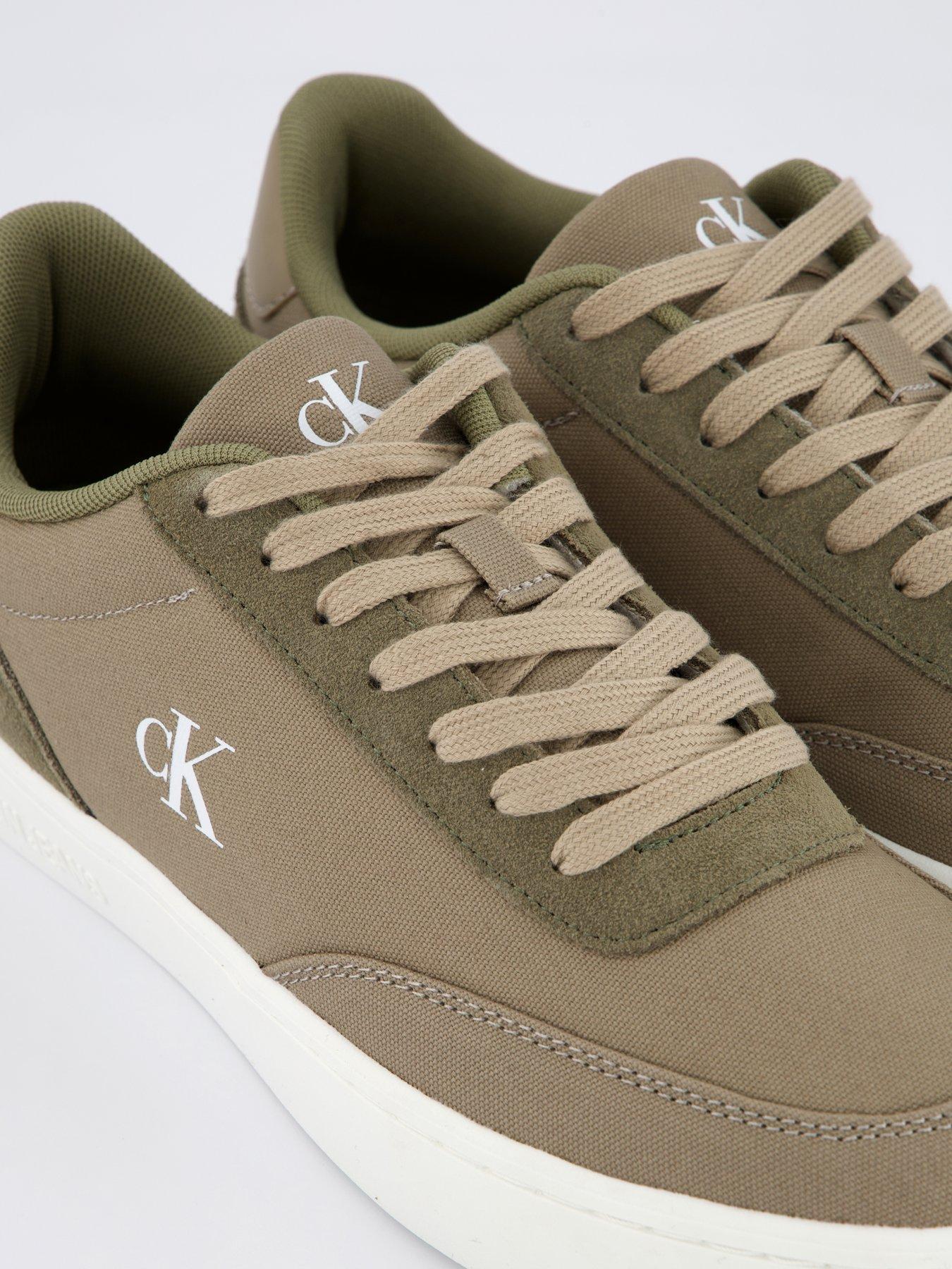 Calvin Klein Classic Cupsole Canvas Trainers Brown Very Ireland