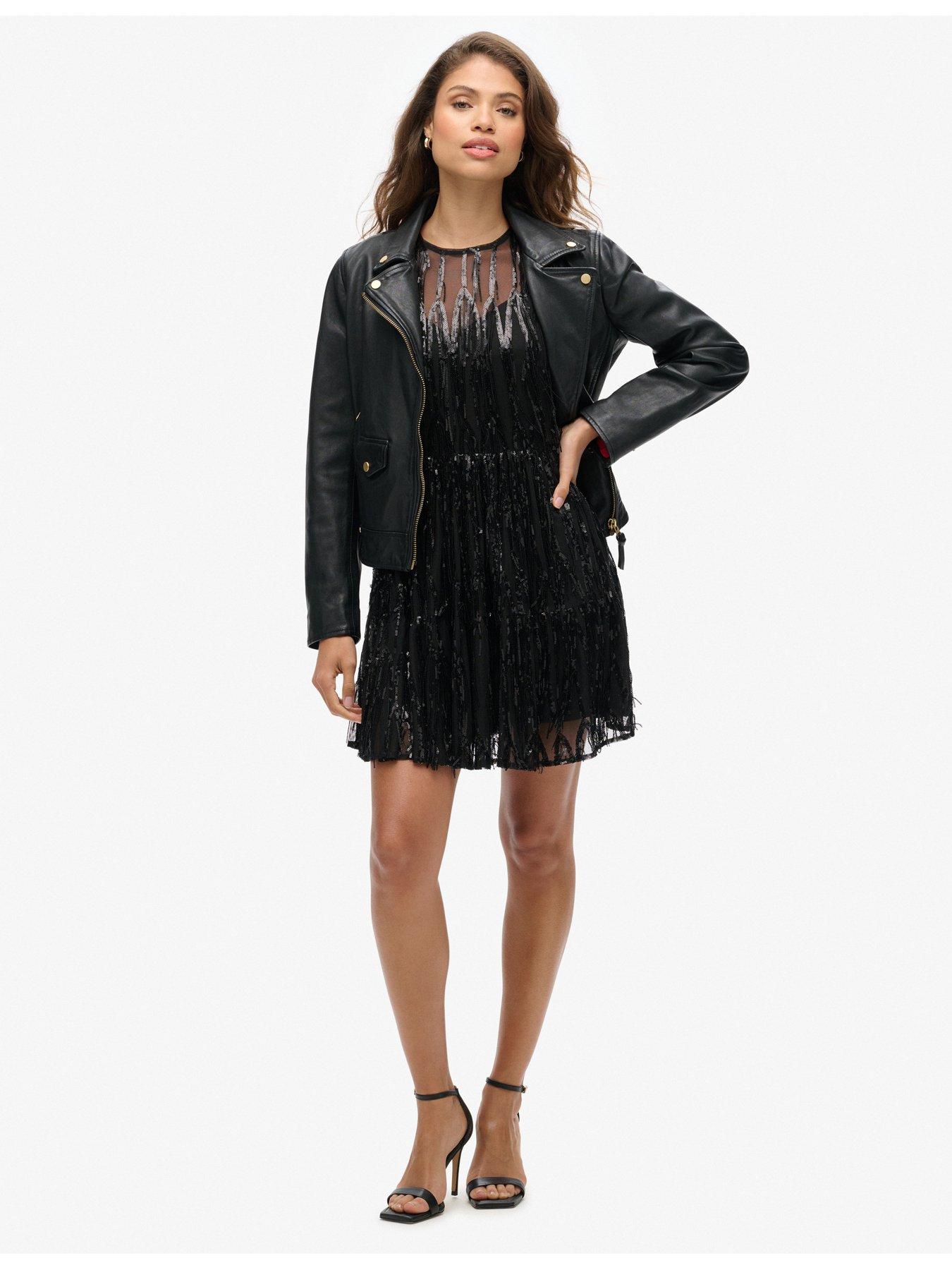 superdry-volume-tiered-mesh-mini-dress-blackback