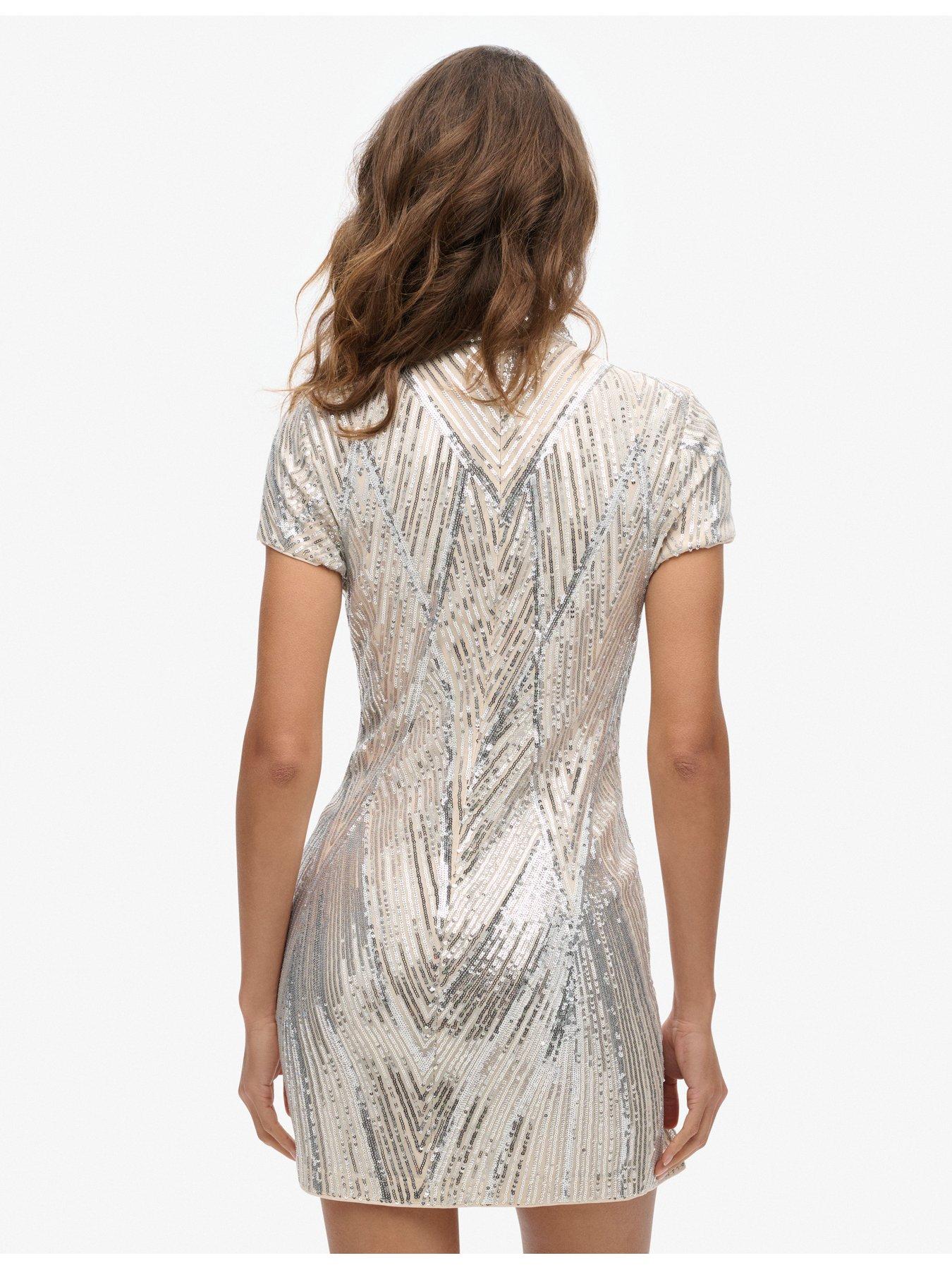 superdry-deco-sequin-mini-dress-silverstillFront