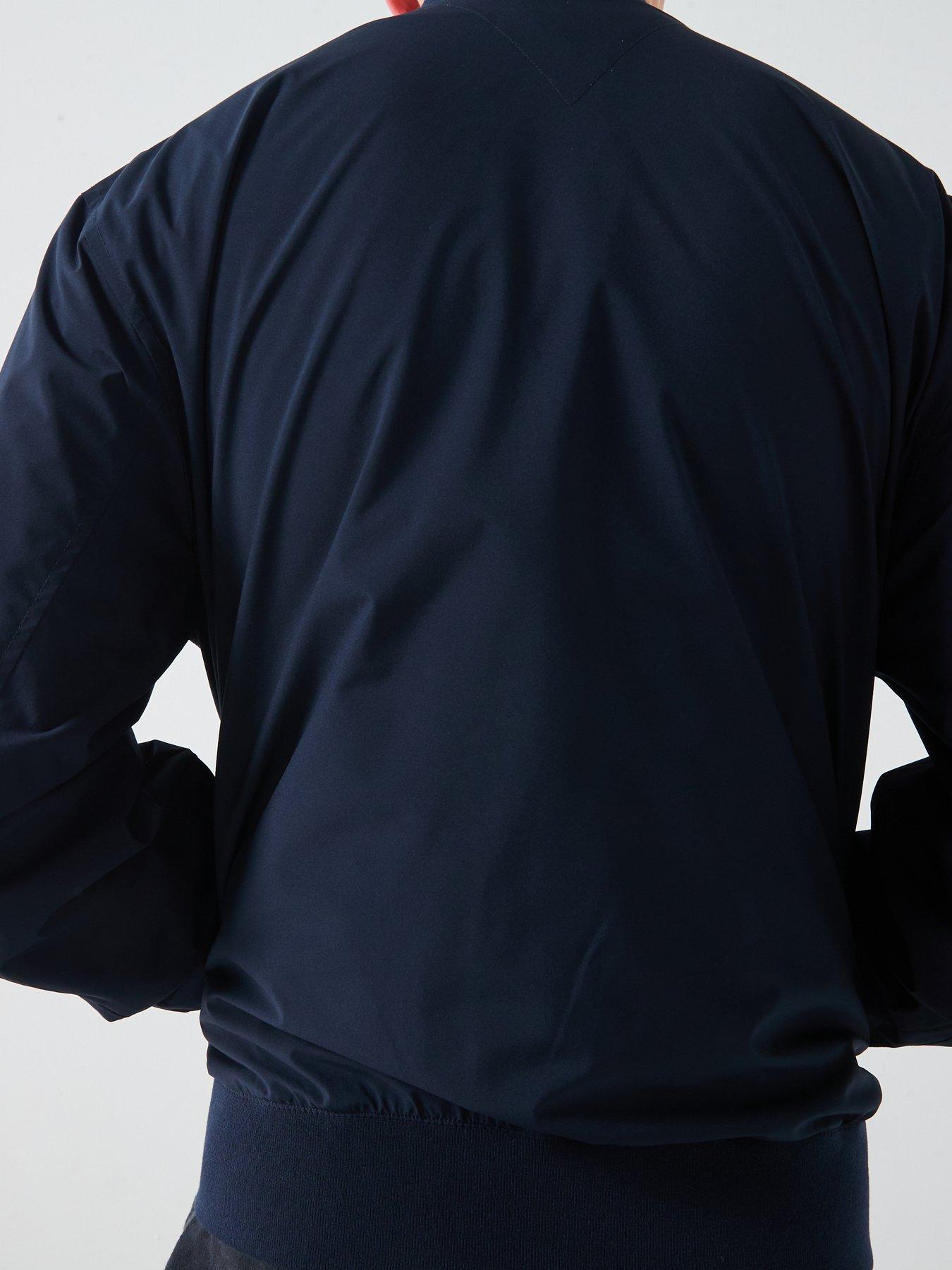 tommy-hilfiger-nylon-stretch-bomber-jacket-navystillFront
