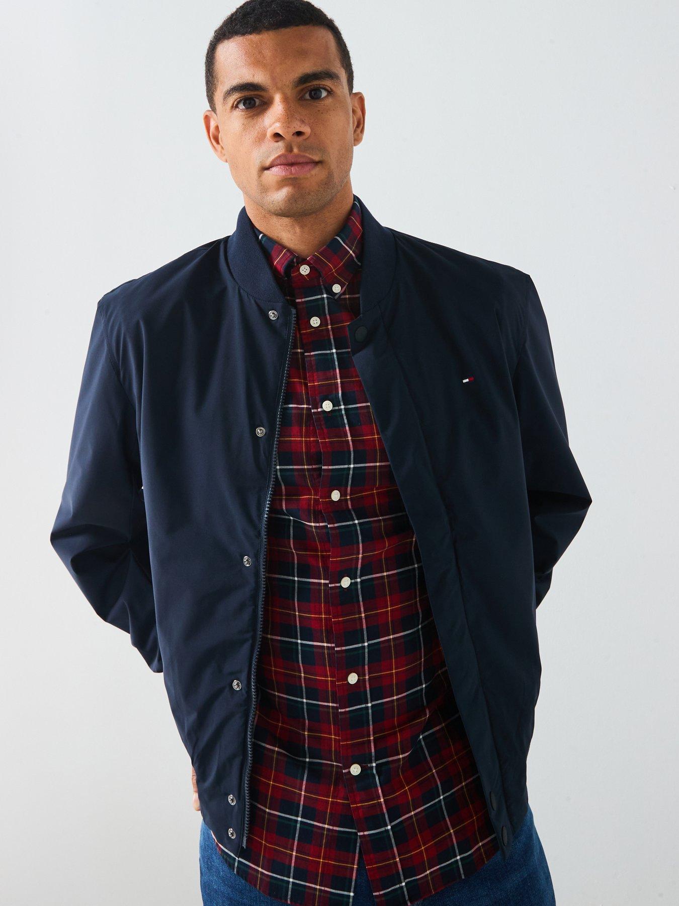tommy-hilfiger-nylon-stretch-bomber-jacket-navydetail