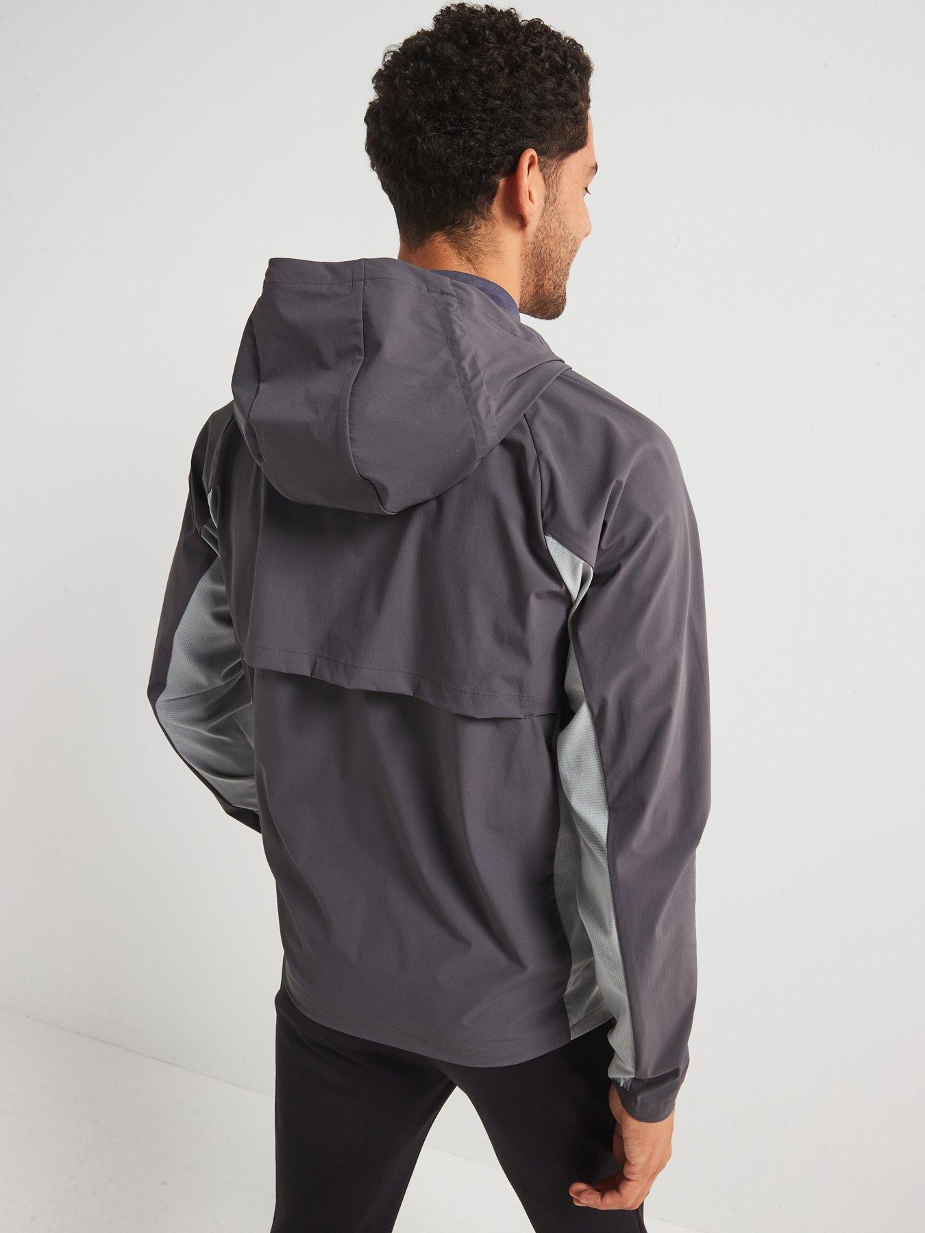 castore-mens-training-flex-woven-jacket-greystillFront