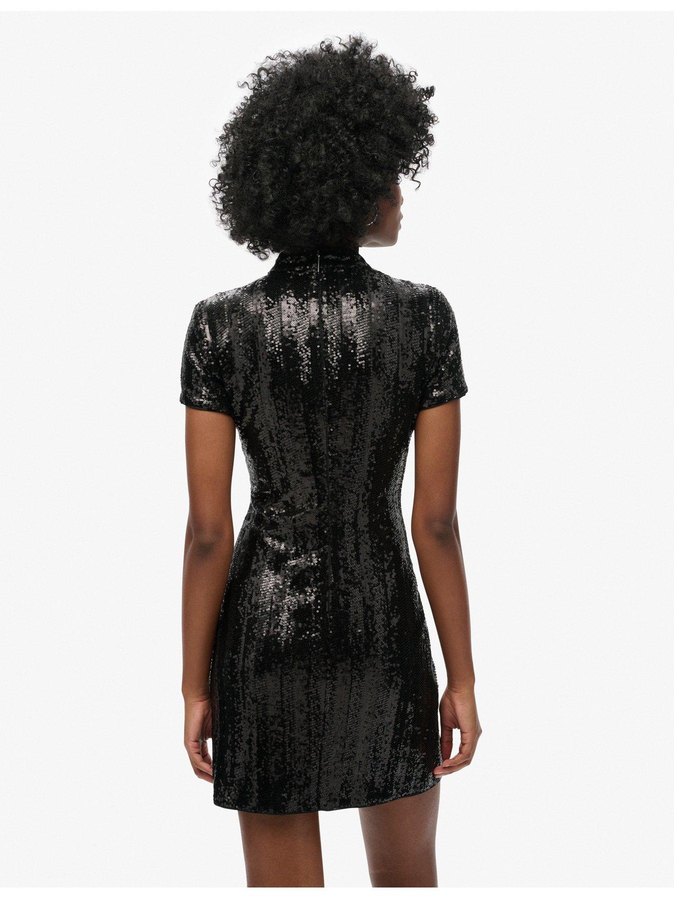 superdry-deco-sequin-mini-dress-blackstillFront