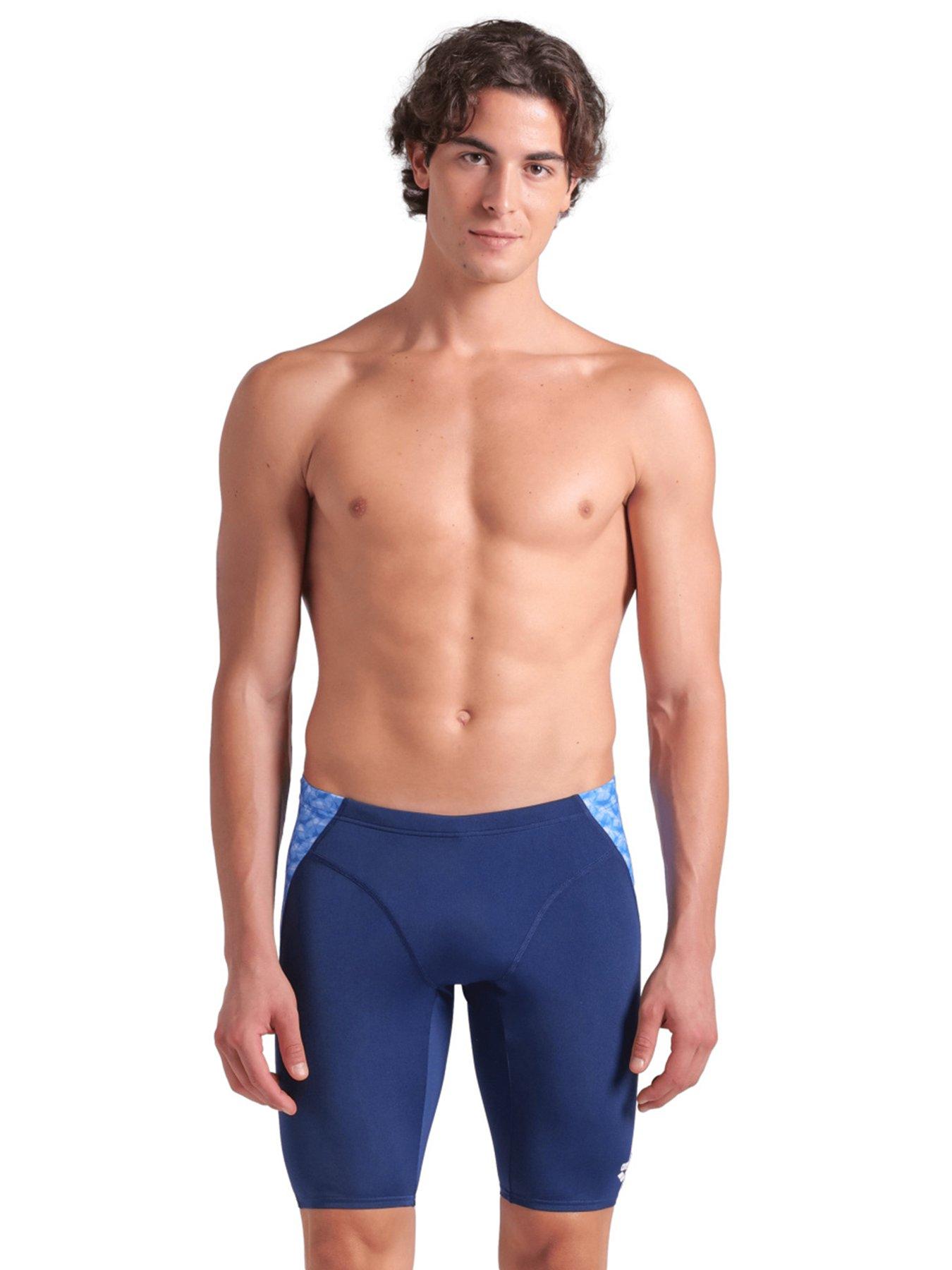Arena Men's Monogram Swim Jammer Shorts - Navy