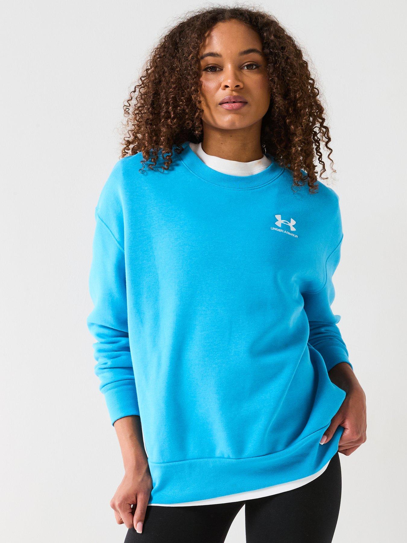 under-armour-womens-training-icon-fleece-oversized-crew-sweatshirt-blue