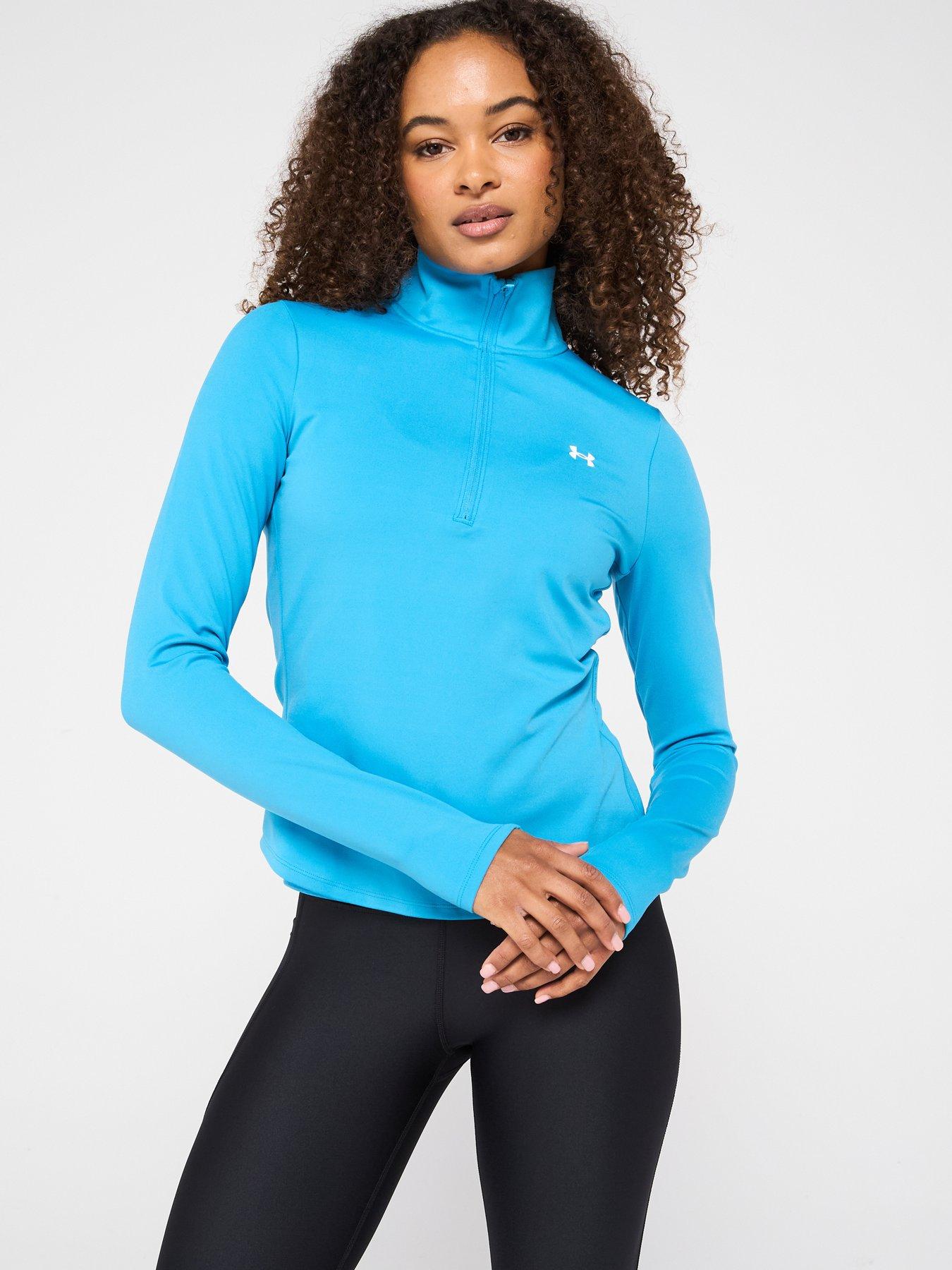 Image 1 of 6 of UNDER ARMOUR Womens Training Motion 1/2 Zip Top - Blue
