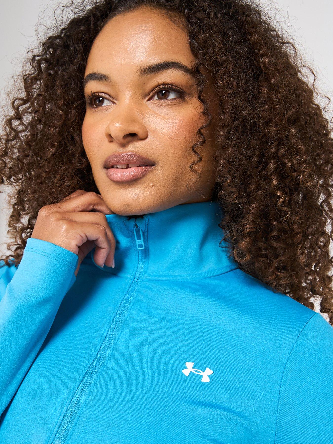 Image 4 of 6 of UNDER ARMOUR Womens Training Motion 1/2 Zip Top - Blue