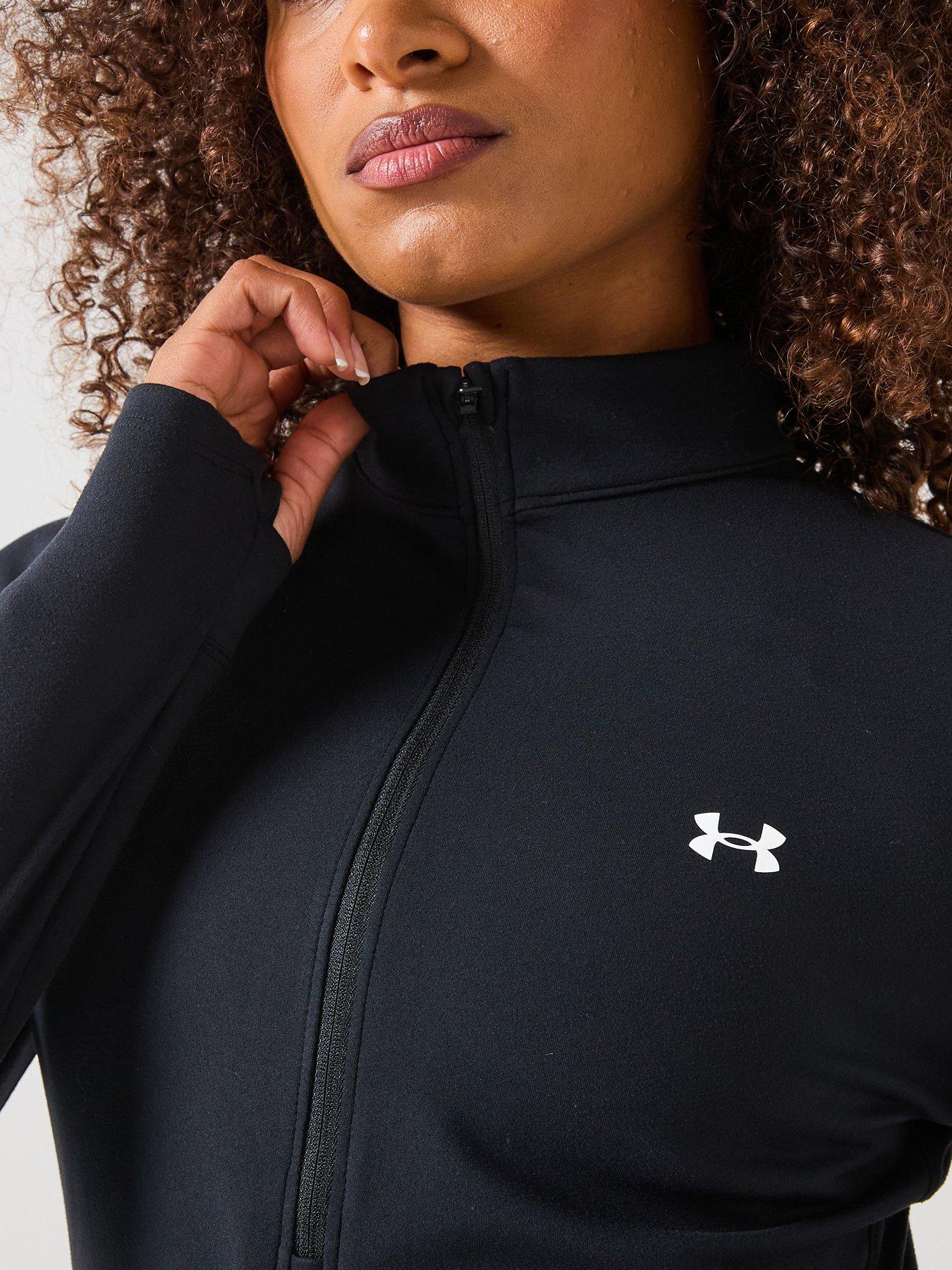 under-armour-womens-training-motion-12-zip-top-blackoutfit