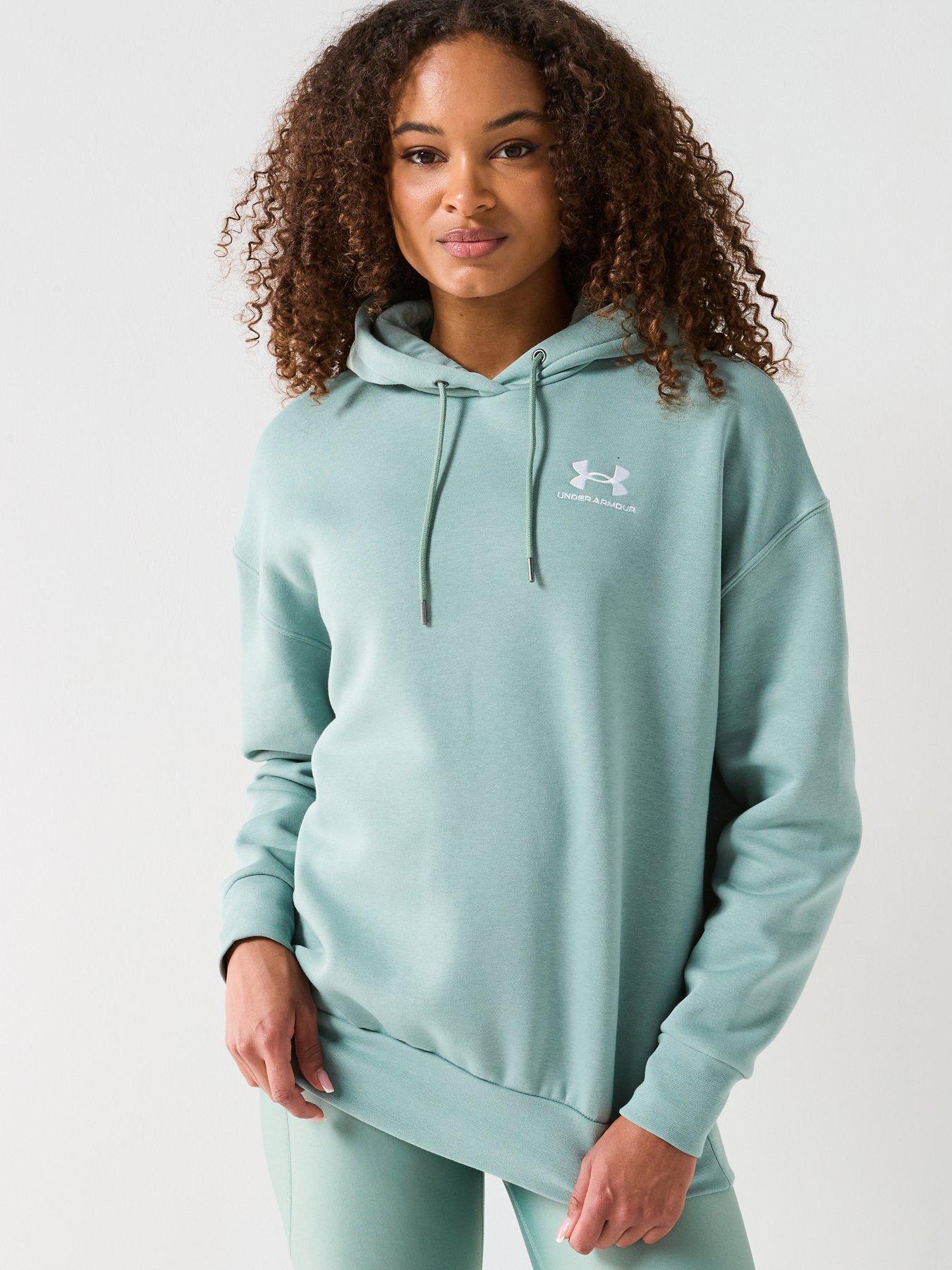 under-armour-womens-training-icon-fleece-oversized-hoodie-green