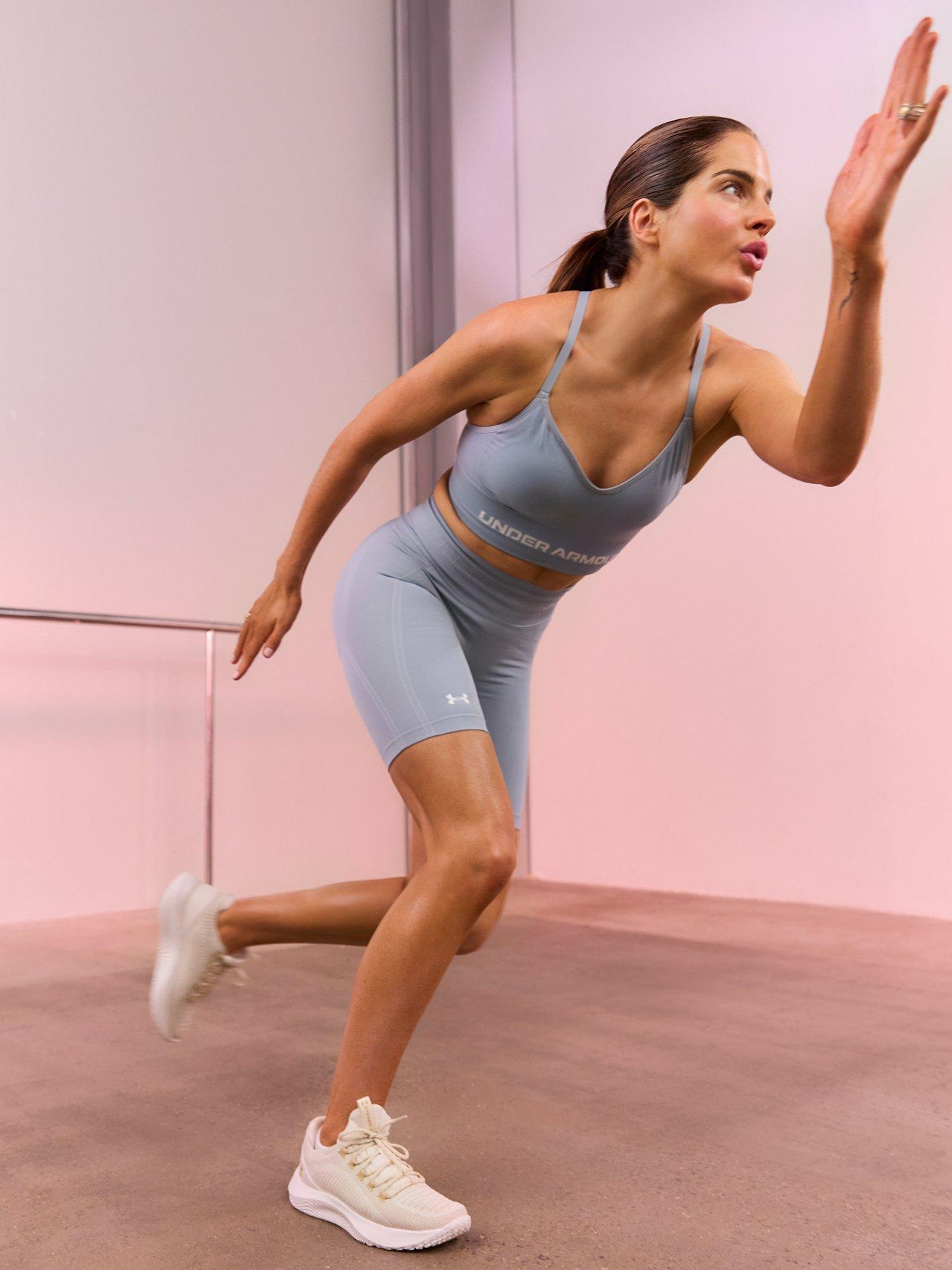 UNDER ARMOUR Womens Training Vanish Seamless Low Support Sports Bra - Blue