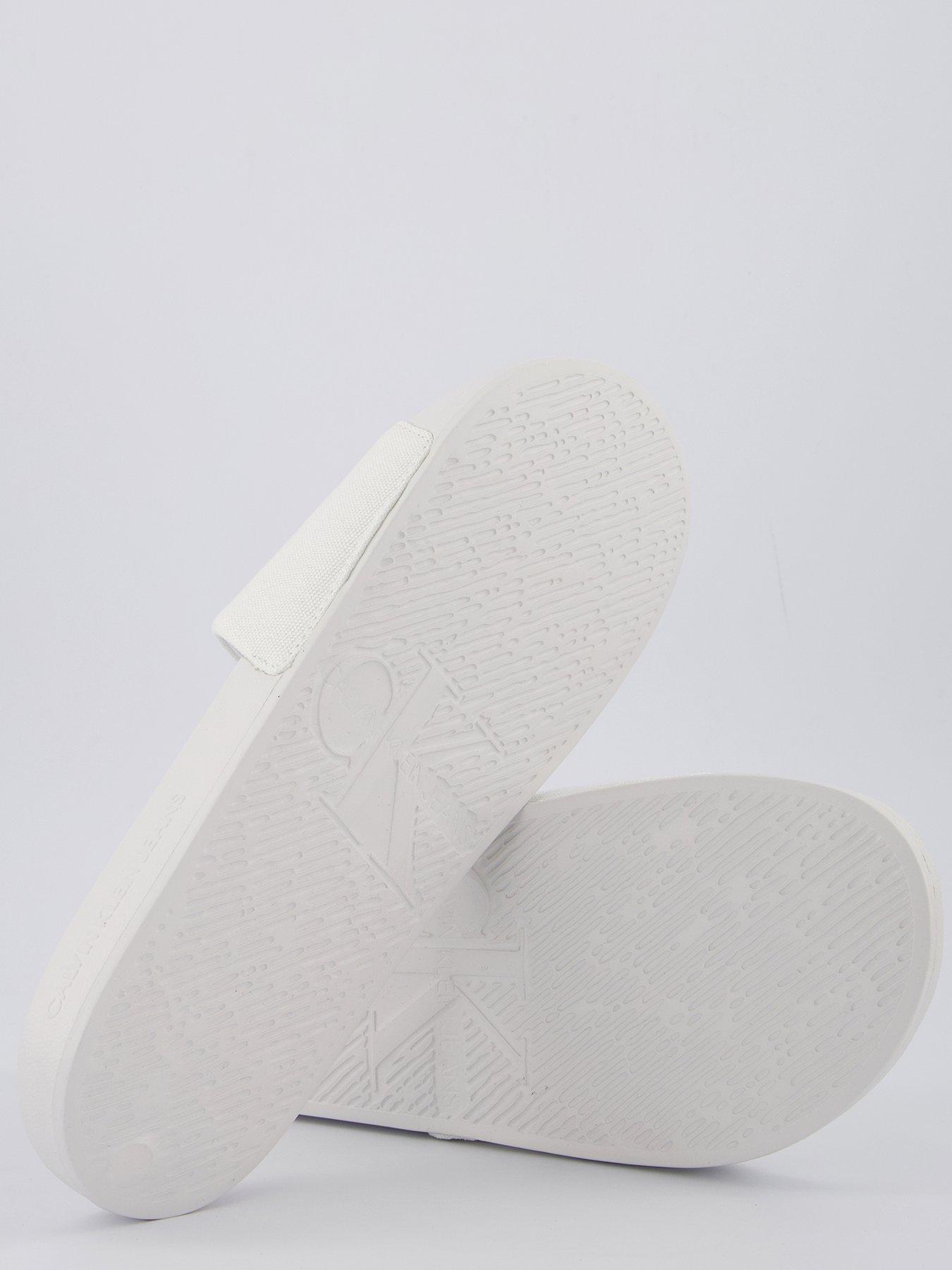 Image 4 of 6 of Calvin Klein Logo Slides - White