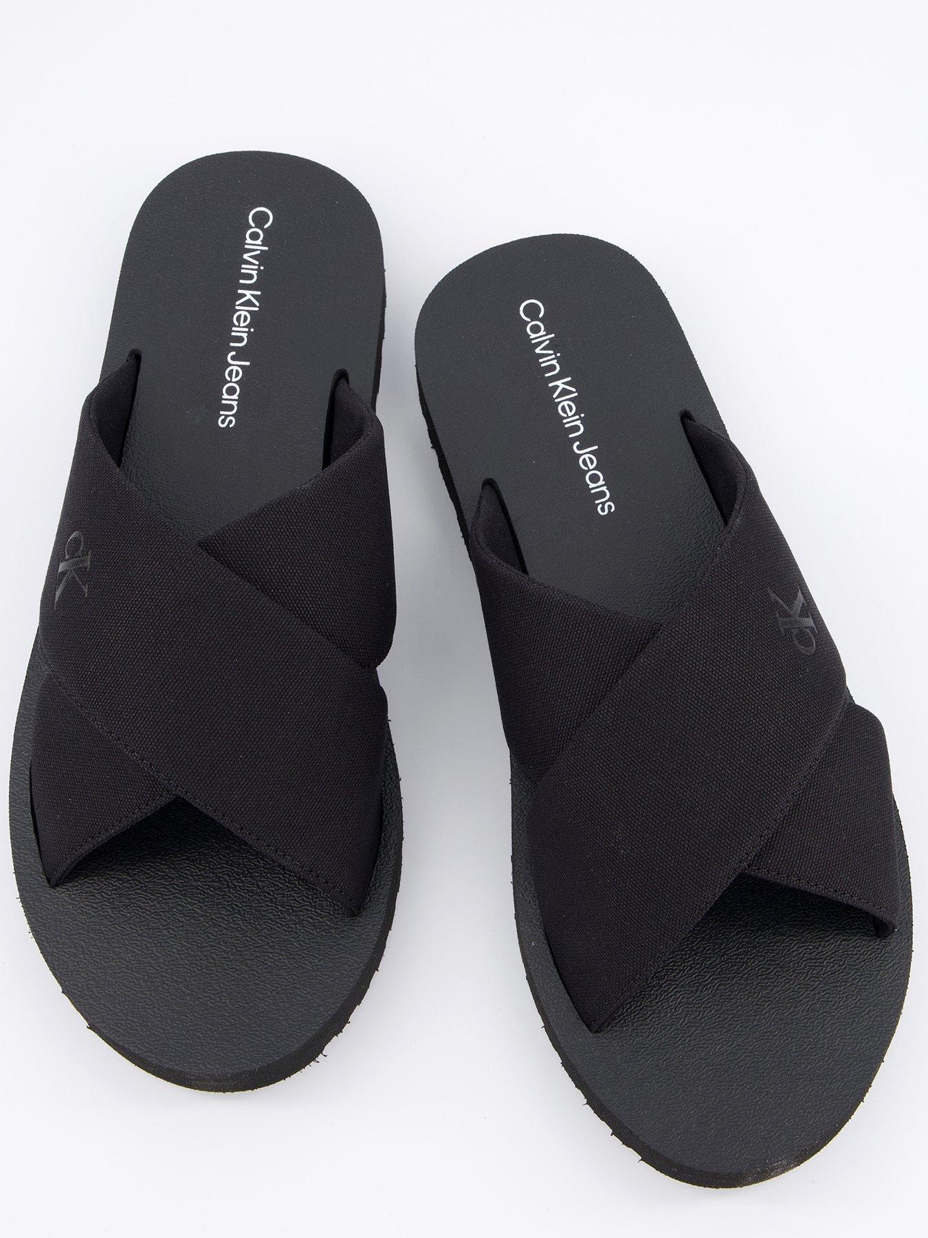 calvin-klein-crossover-sandals-blackoutfit