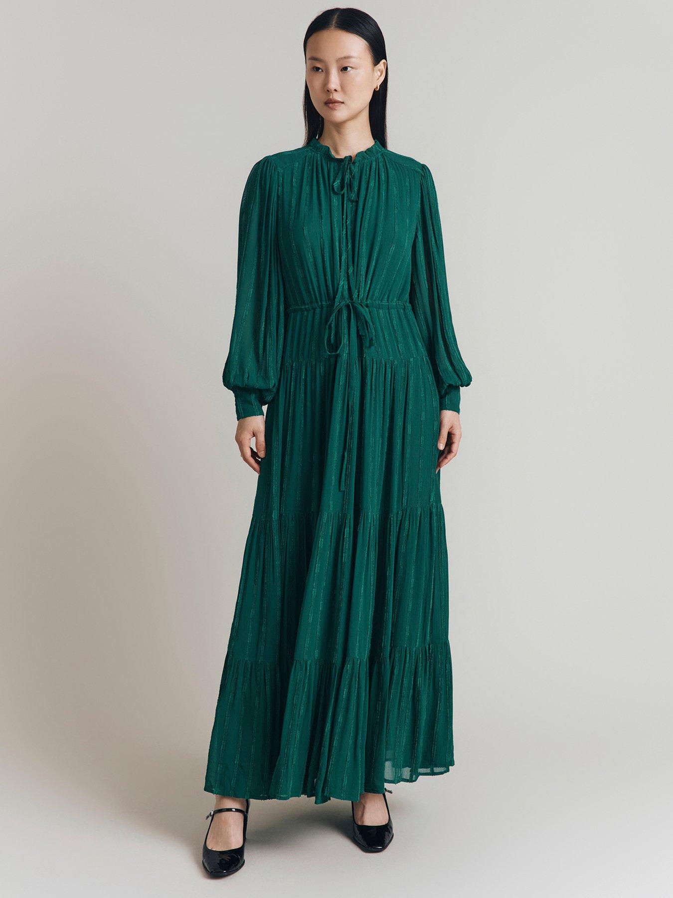 ghost-margot-dress-dark-green