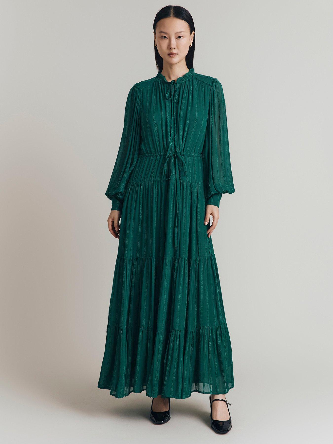 ghost-margot-dress-dark-greenback