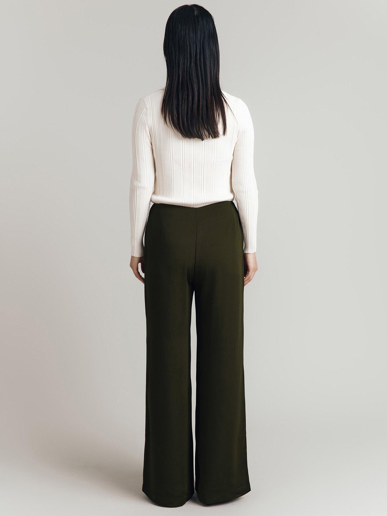 ghost-aspen-trousers-dark-greenstillFront