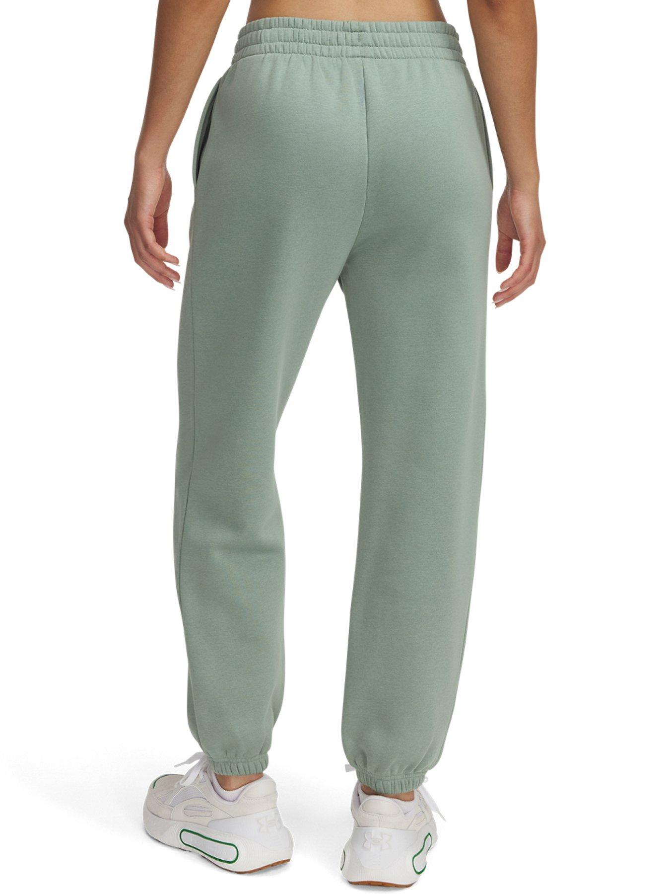 under-armour-womens-training-icon-fleece-joggers-greenstillFront