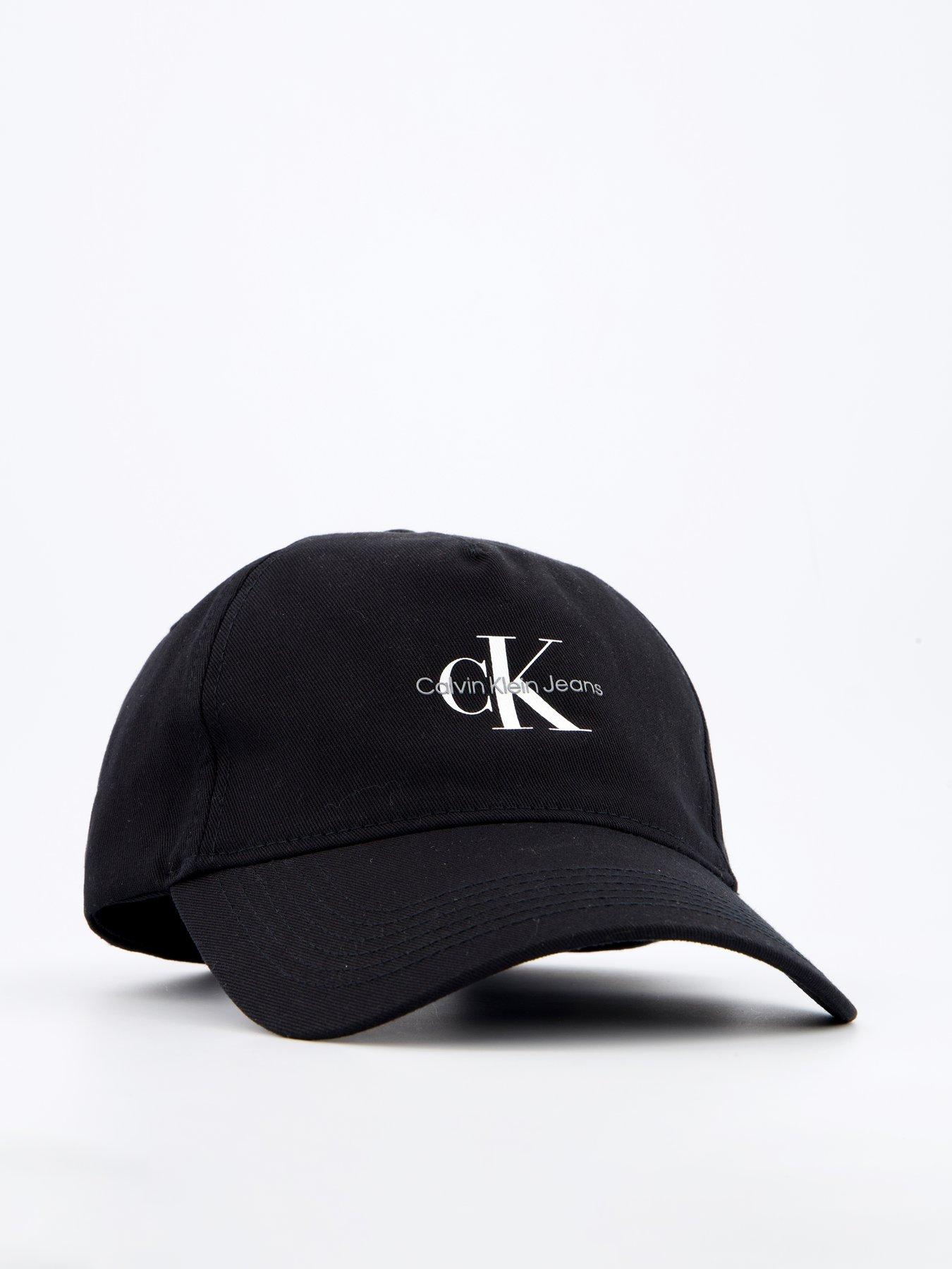 Image 3 of 4 of Calvin Klein Jeans Mono Logo 5 Panel Cap - Black