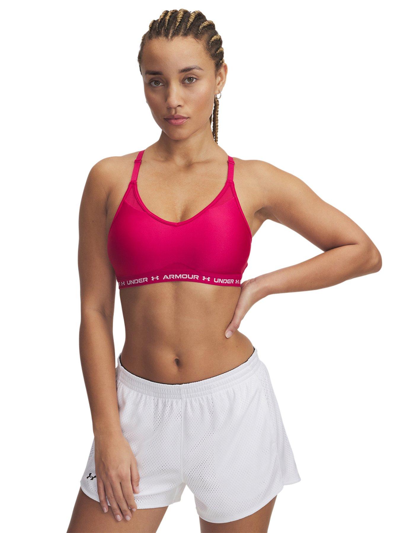 Image of UNDER ARMOUR Women's Training Crossback Low Support Sports Bra - Pink