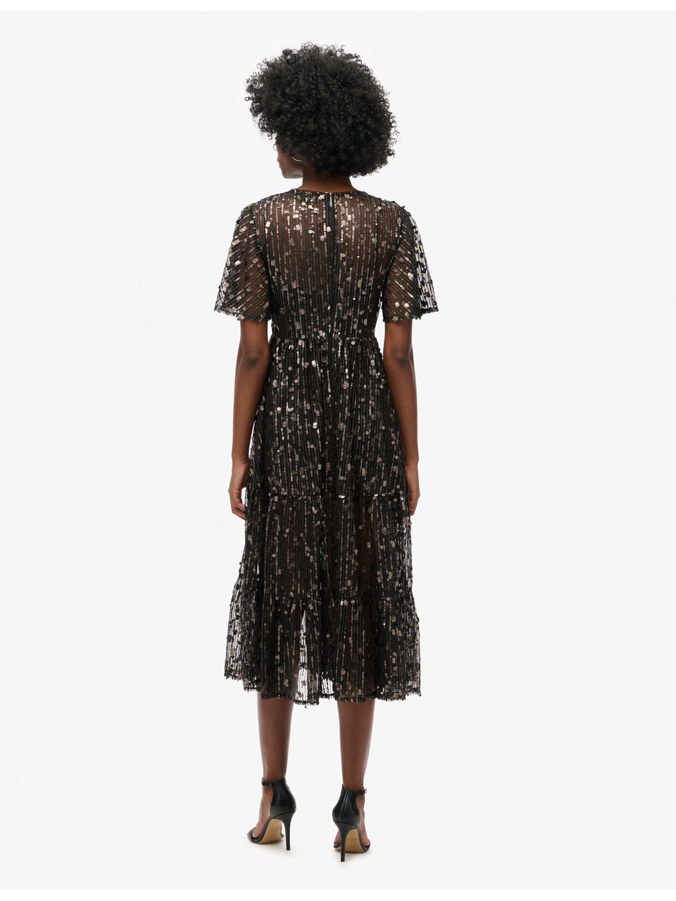 superdry-volume-tiered-sequin-mesh-midi-dress-blackstillFront