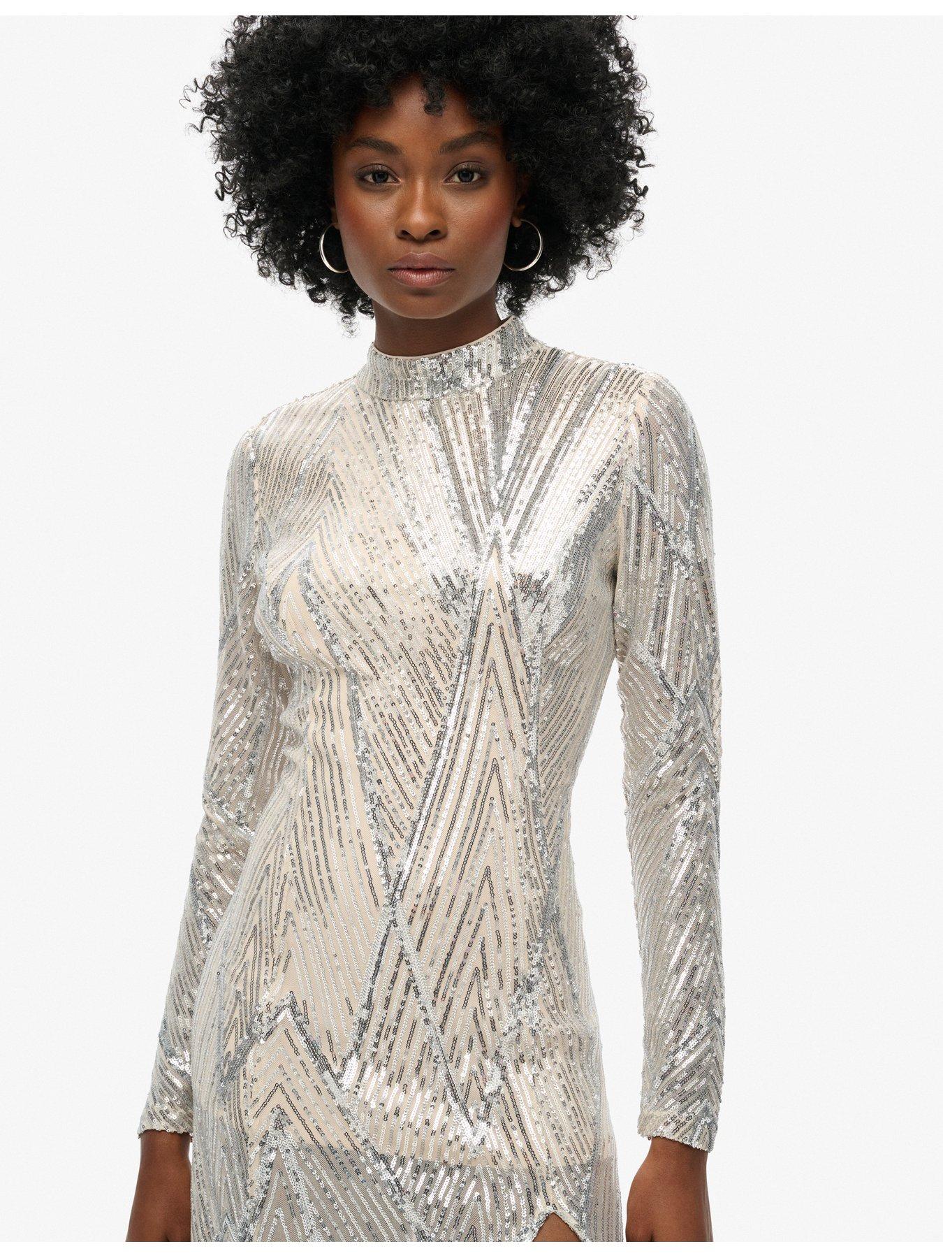 superdry-open-back-sequin-midi-dress-silveroutfit