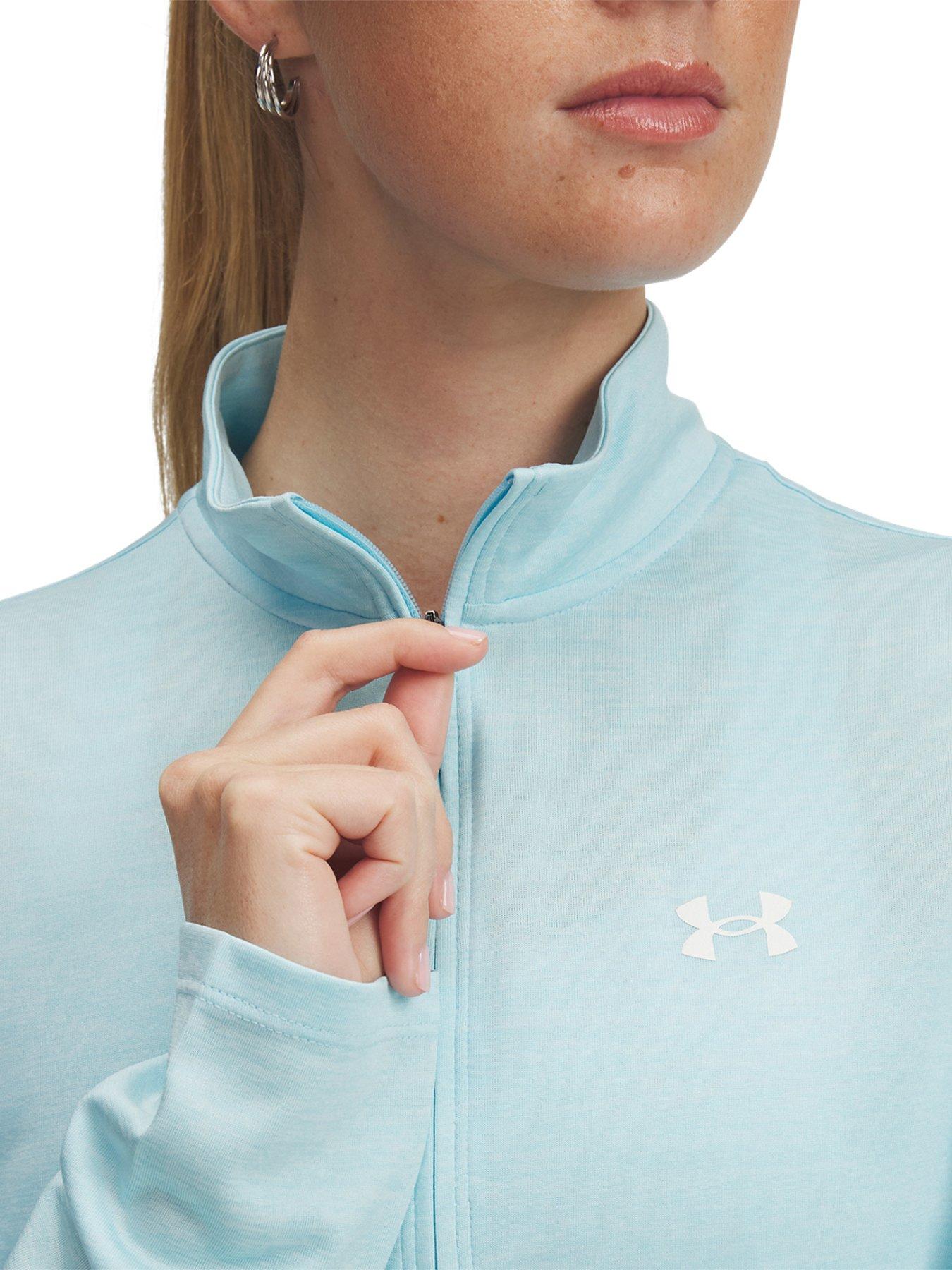 under-armour-womens-training-tech-twist-12-zip-top-streamoutfit