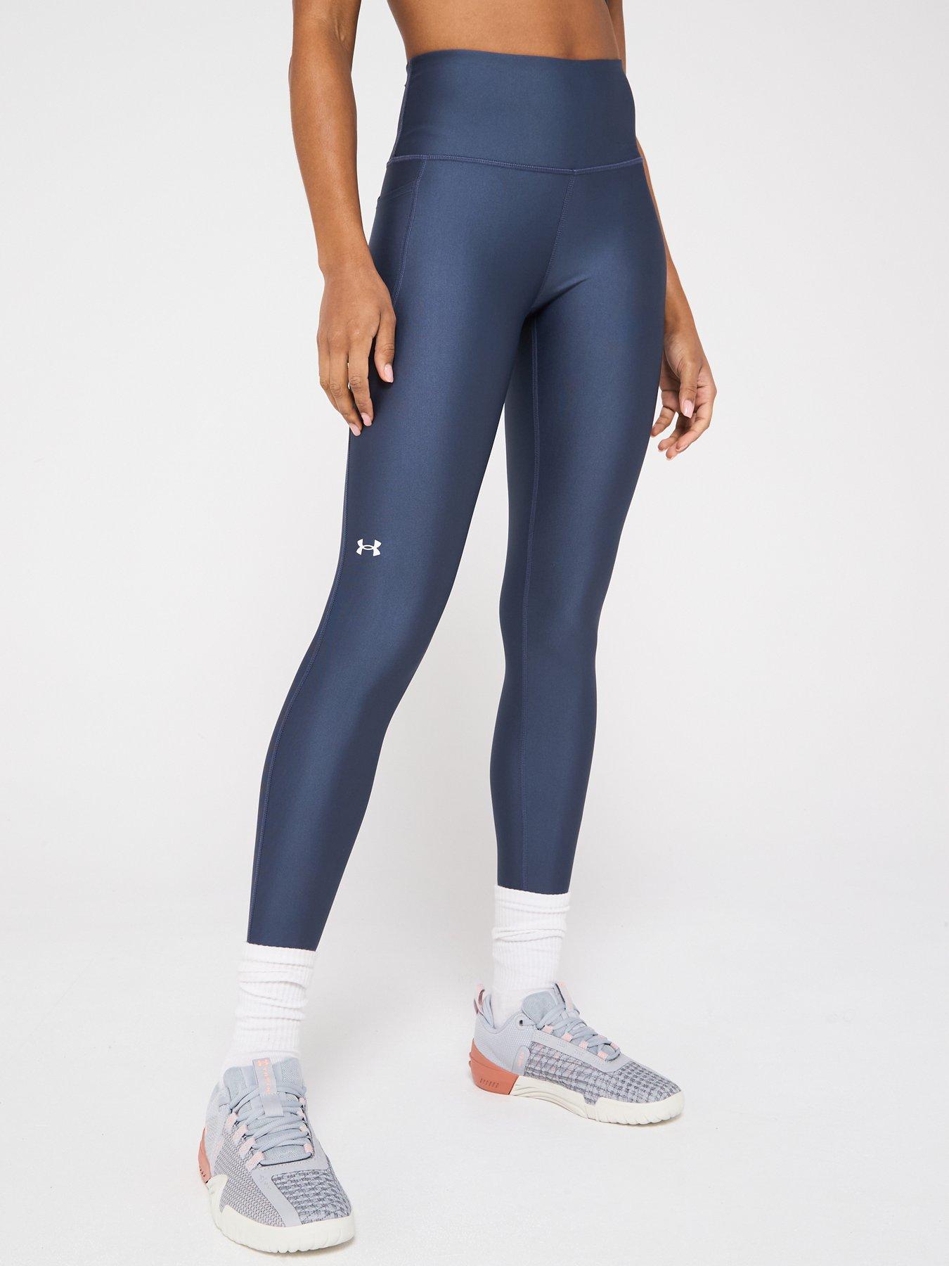 Image of UNDER ARMOUR Womens Training Tech High Rise Tights - Grey