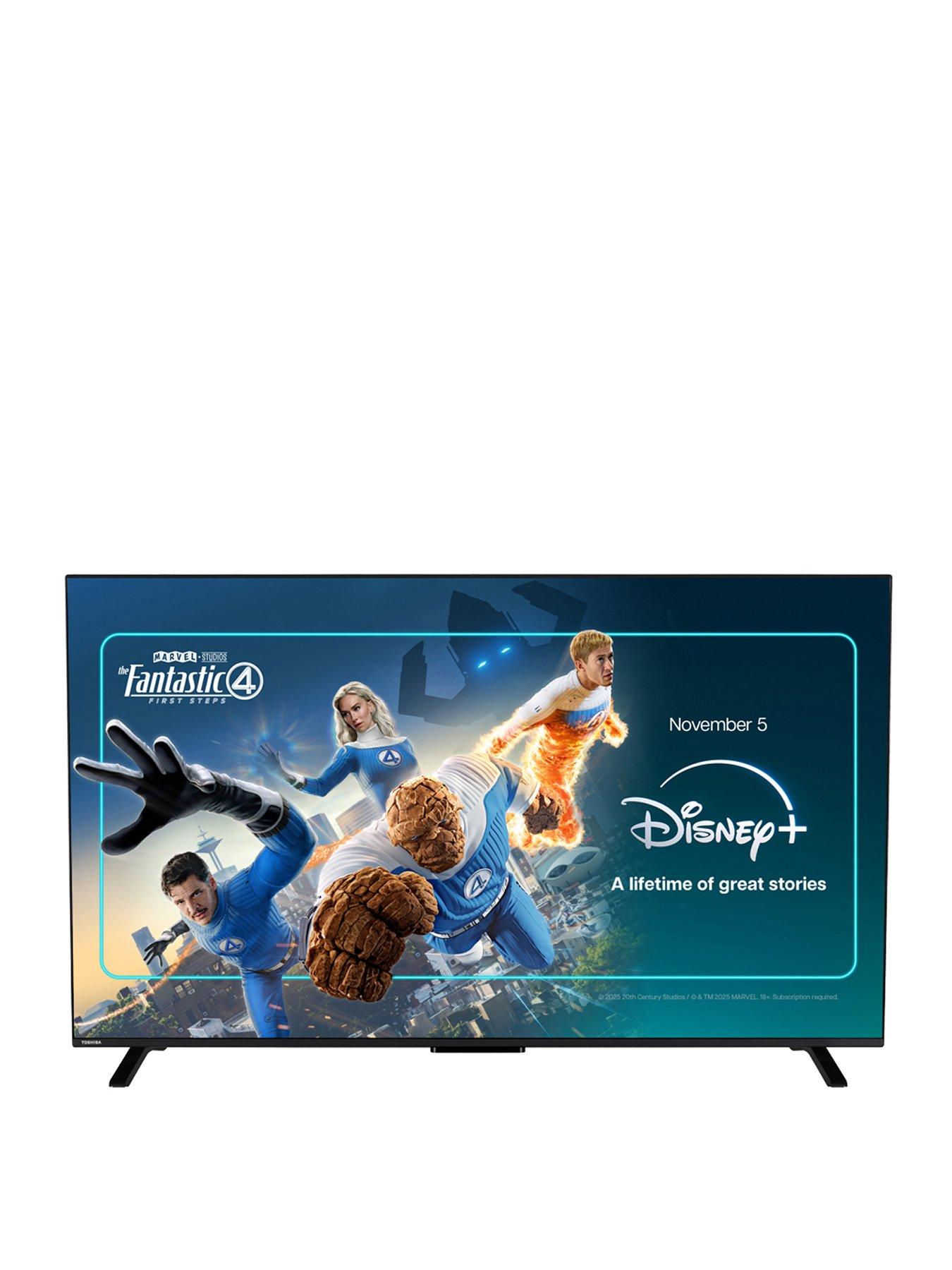 Toshiba 65UV2F53DBU 65-inch 4K Ultra HD Smart TV - TRU Resolution, TRU Micro Dimming, HDR10, Dolby Audio