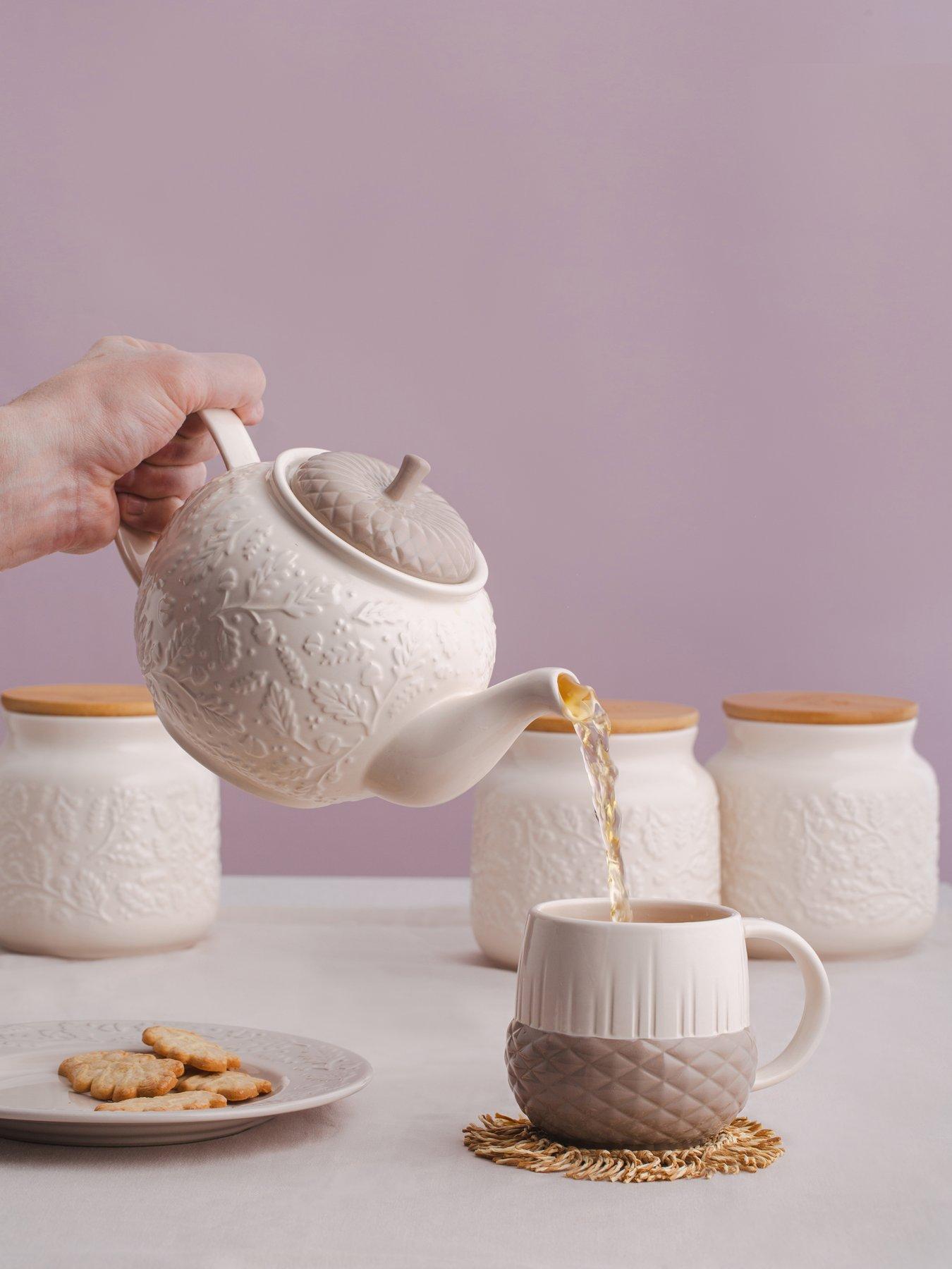 Image 5 of 5 of Price & Kensington Acorn Set Tea, Coffee, Sugar Storage Jars