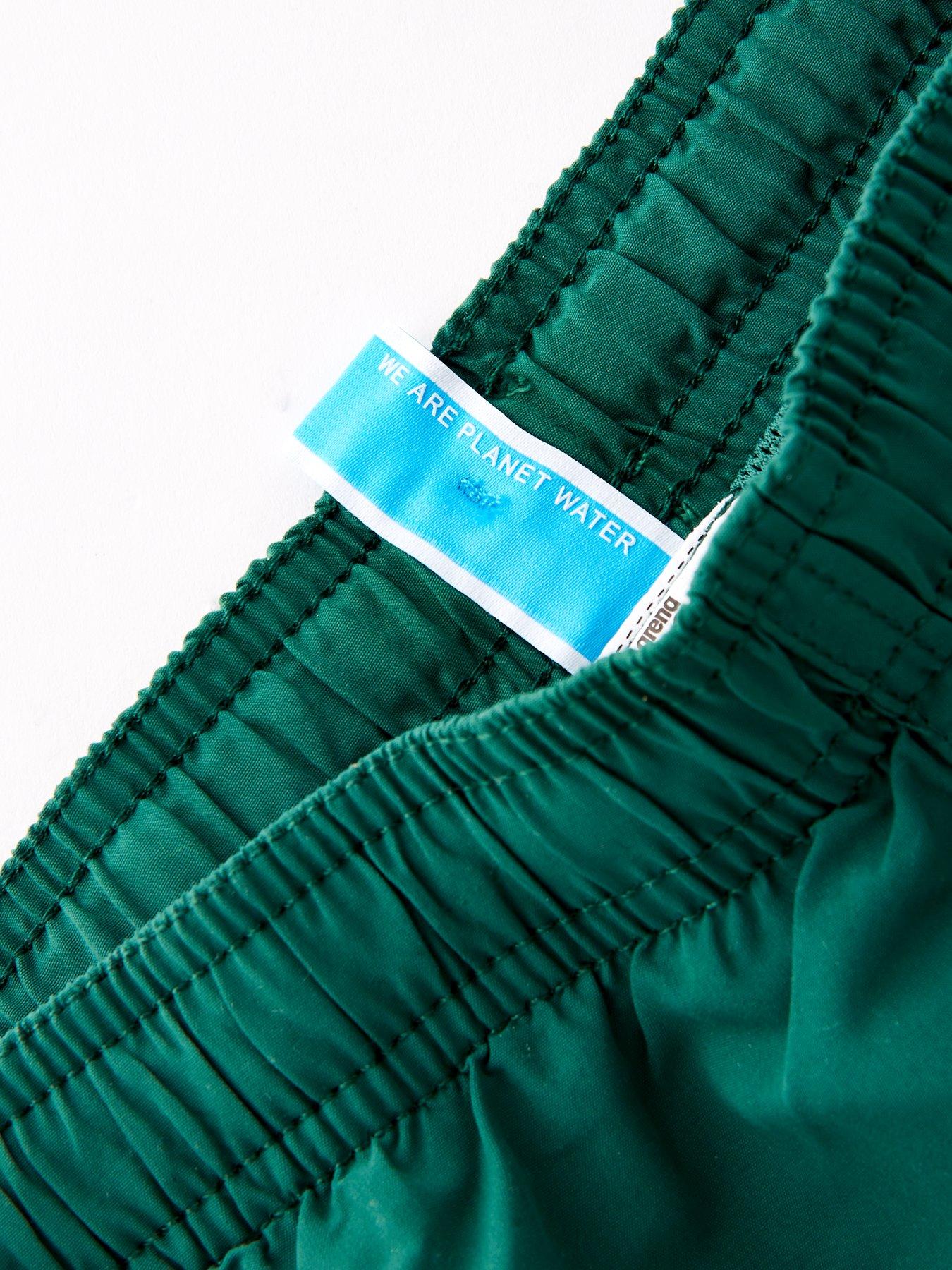 Image 4 of 5 of Arena Boy's Fundamentals Junior Logo Boxing Shorts - Green