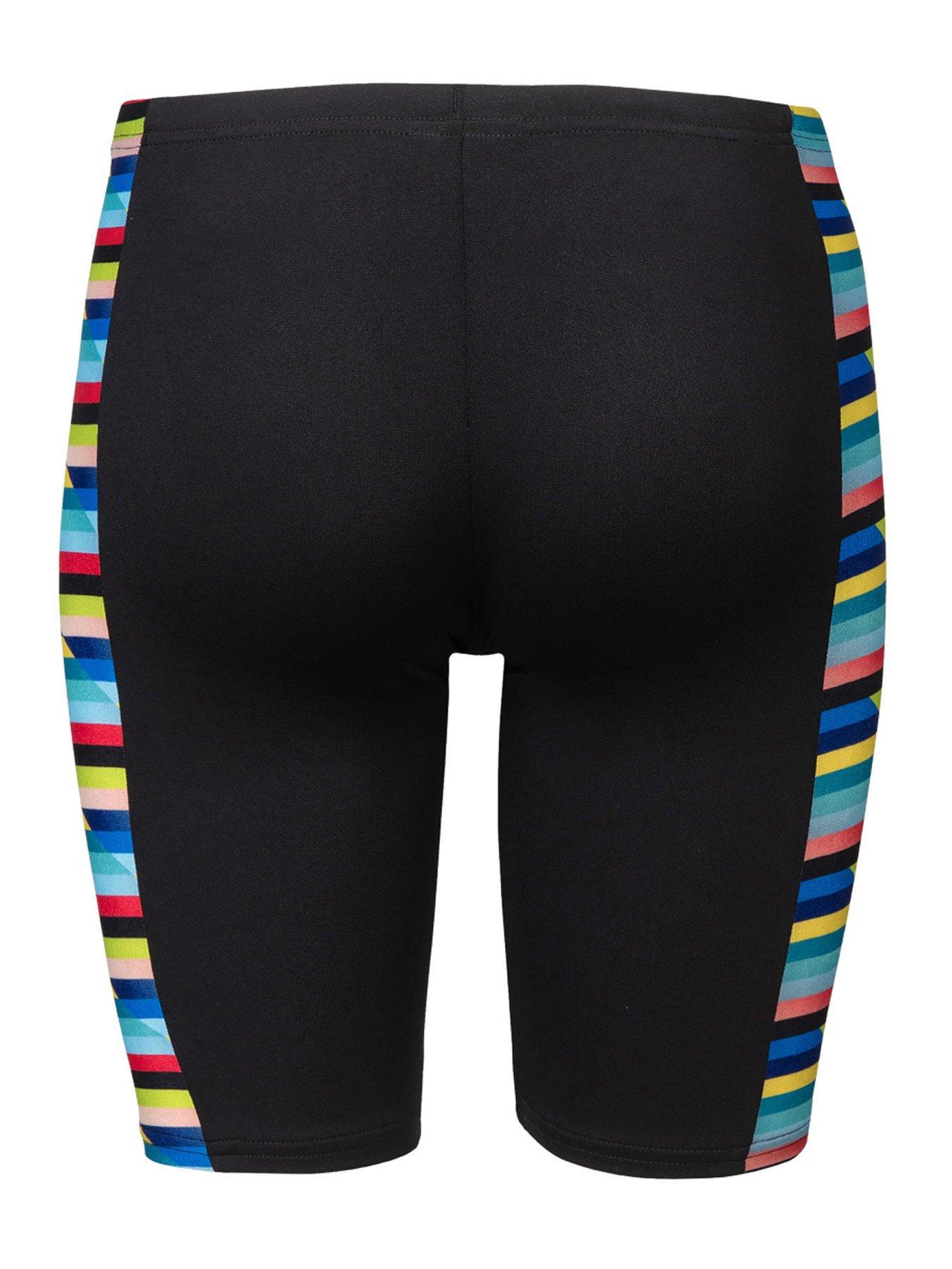 arena-boys-racing-stripe-swim-jammer-blackback