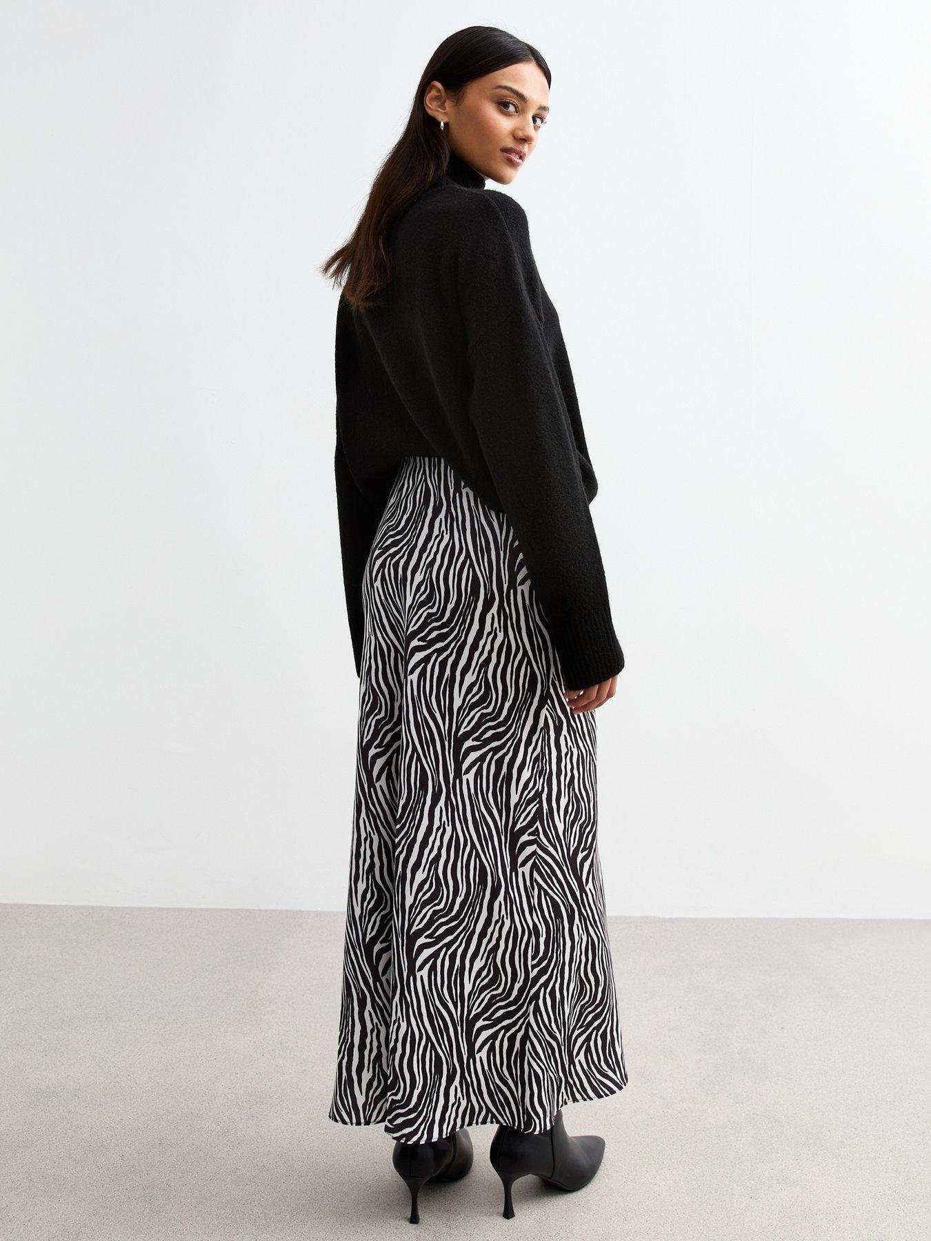 new-look-zebra-bias-cut-satin-midi-skirt-blackwhitestillFront