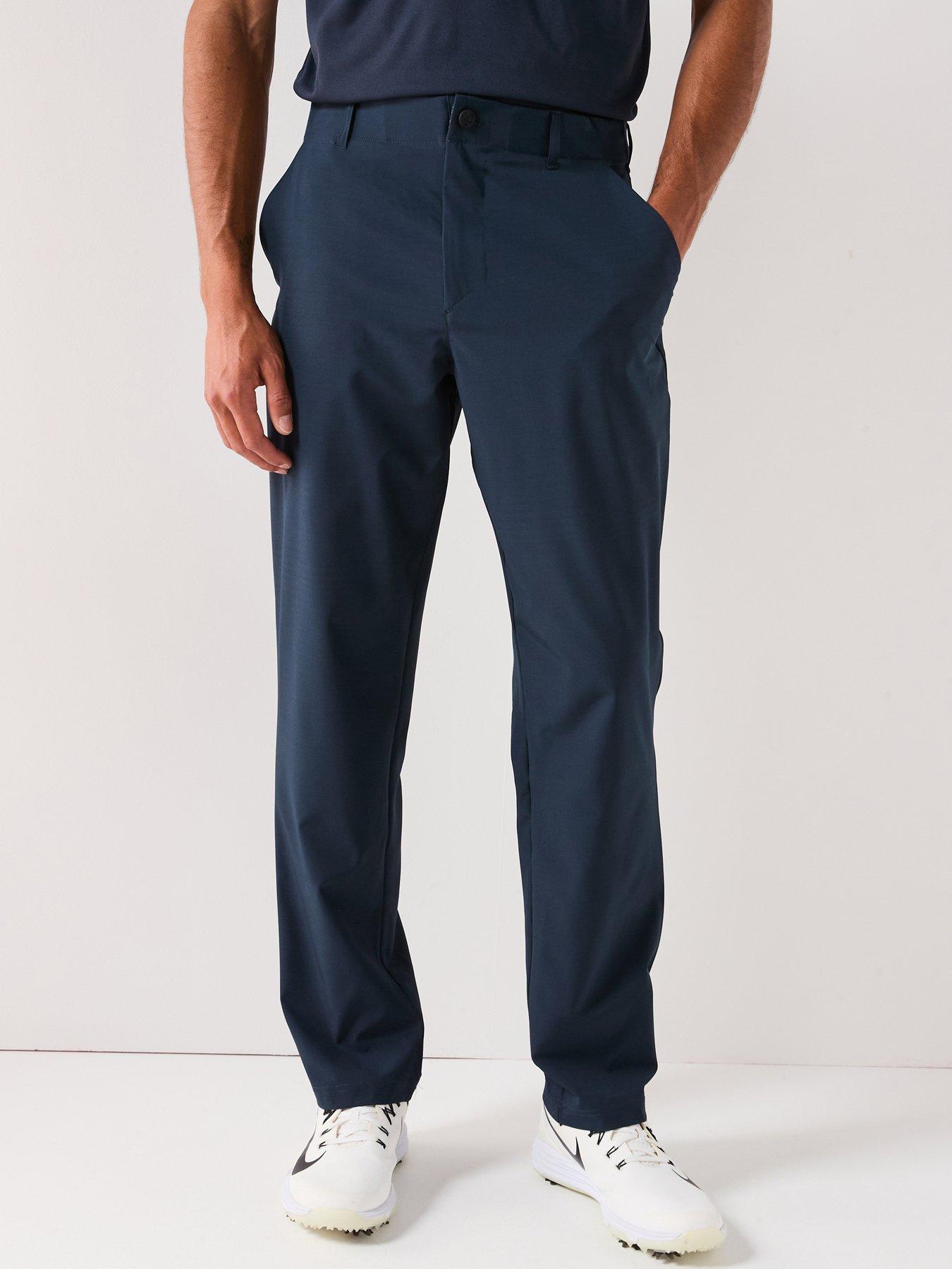 undefined Mens 5 Pocket Golf Trousers - Navy
