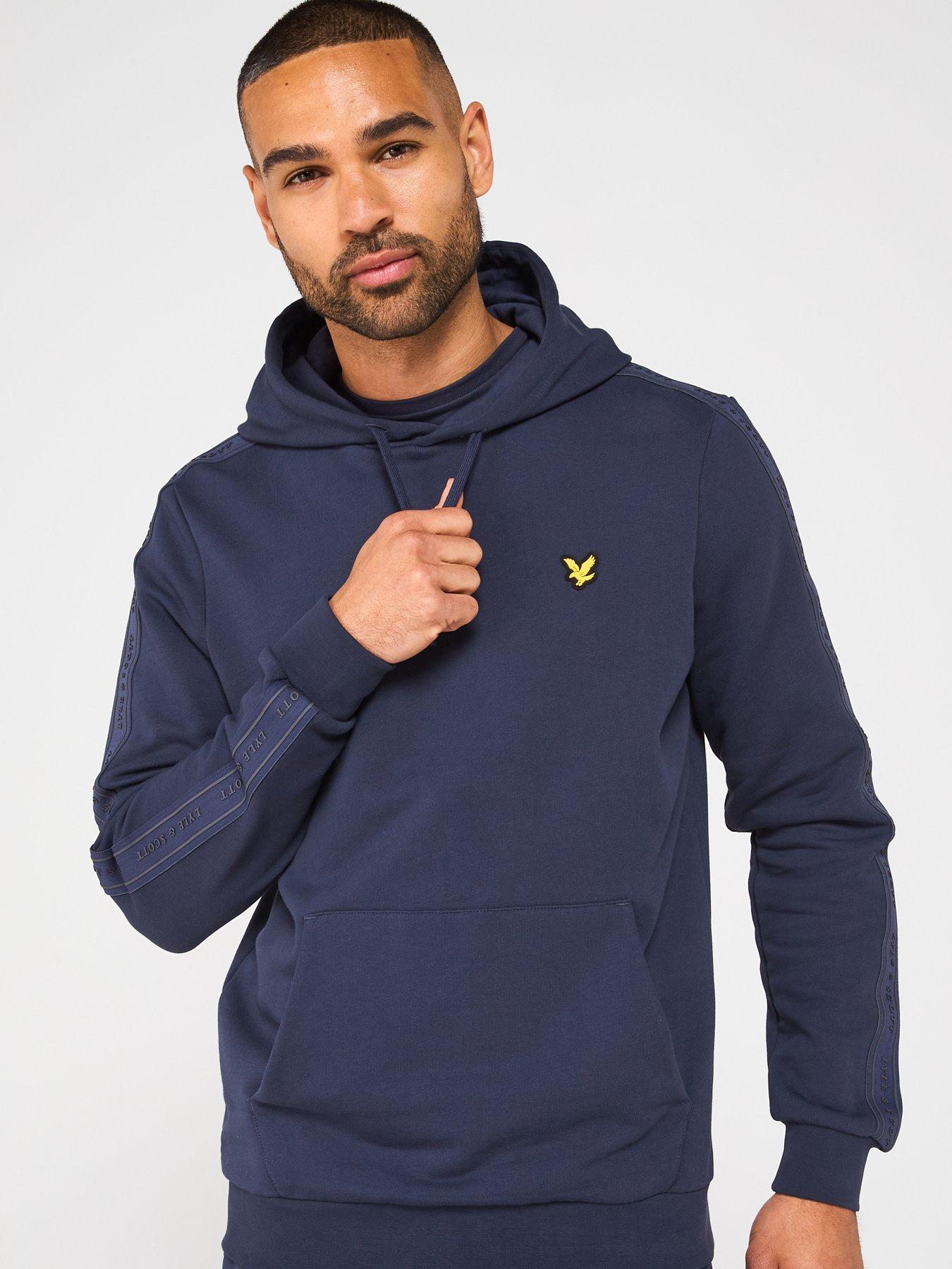 undefined Mens Tape Hoodie - Grey