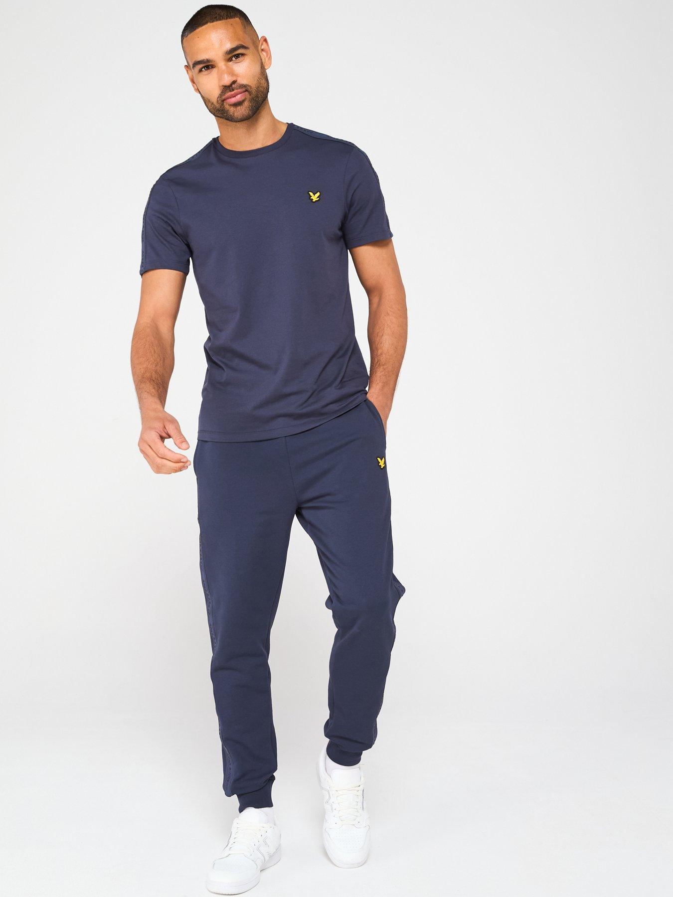 Image 3 of 4 of Lyle & Scott Mens Tape T-Shirt - Grey