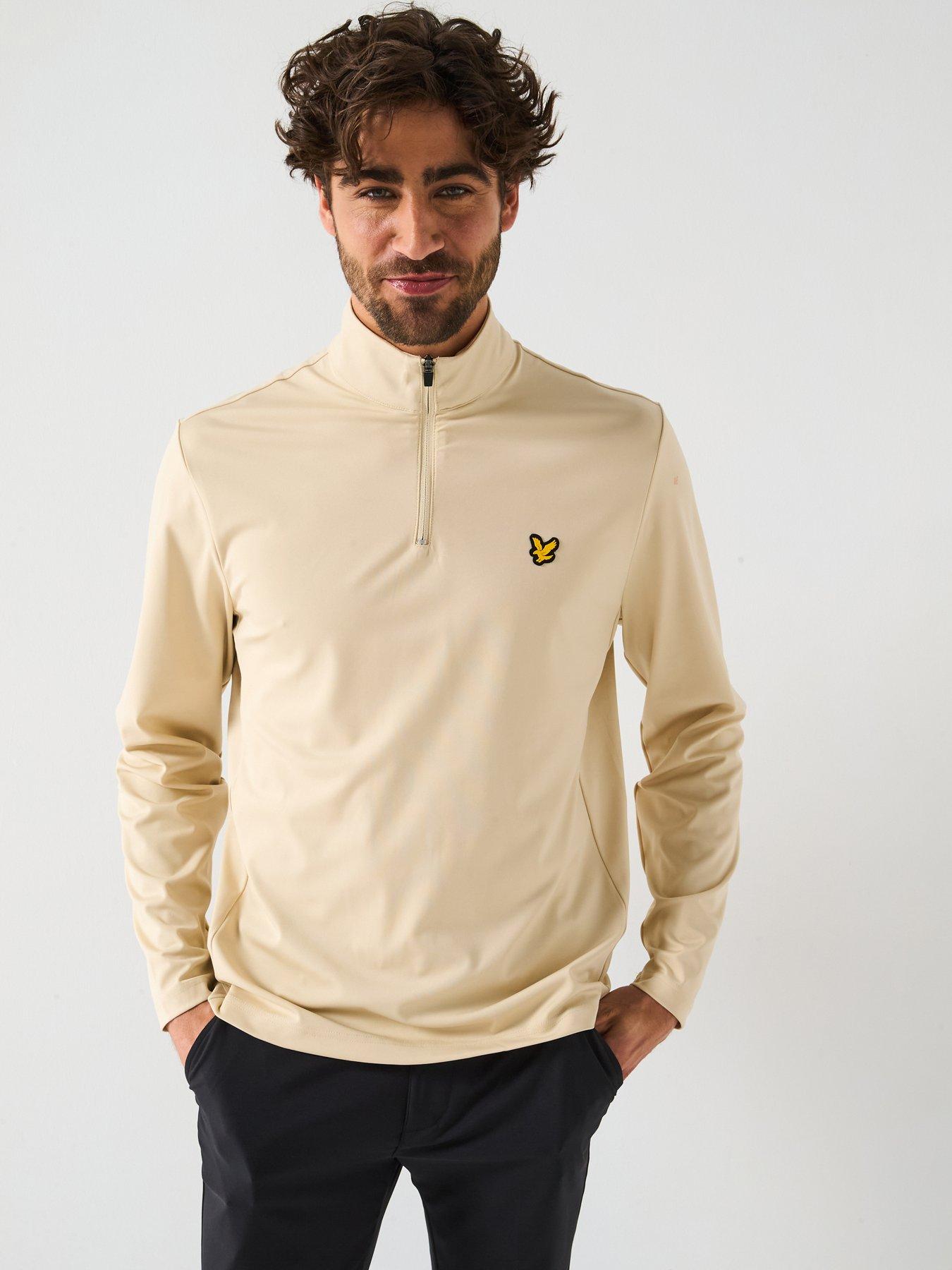 undefined Mens Golf Course Midlayer - Sesame