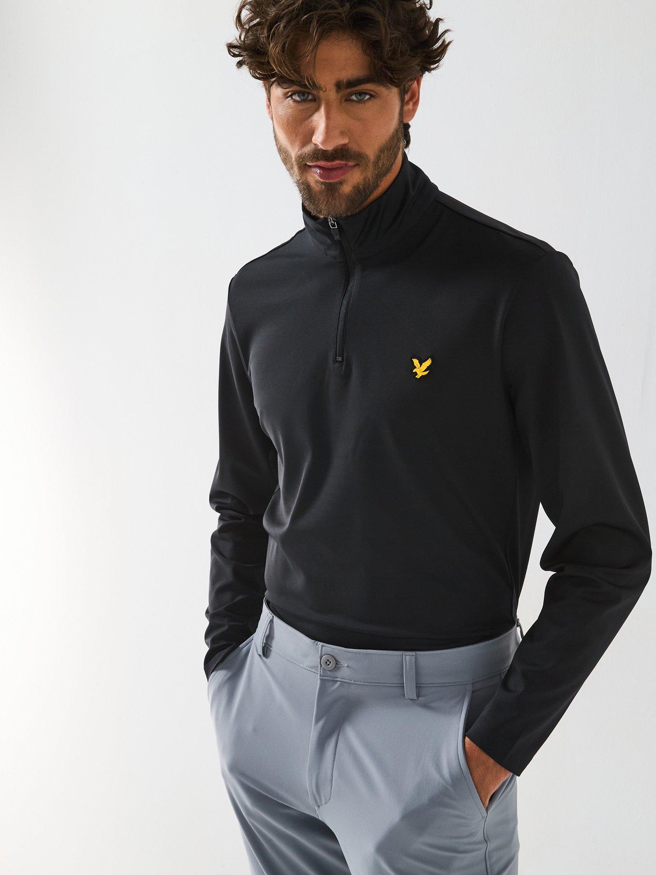 undefined Mens Golf Course Midlayer - Black
