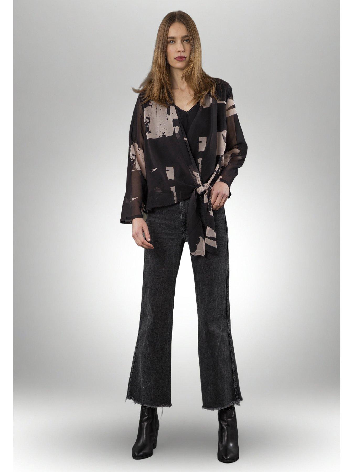 religion-infinity-nbsphand-painted-print-wrap-top-with-tie-front-blackback