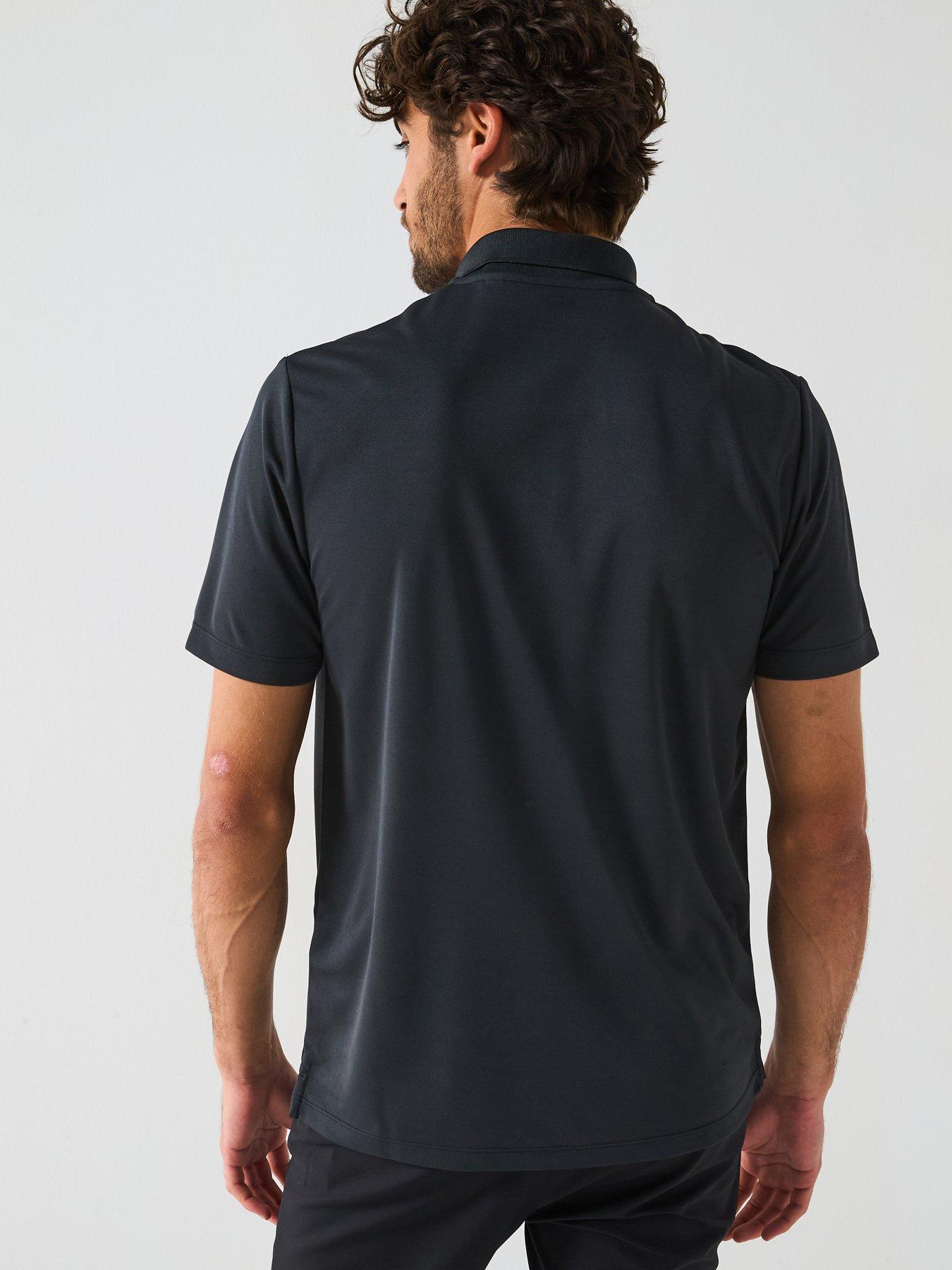 Image 2 of 6 of Lyle & Scott Golf Mens Golf Tech Polo Shirt - Black