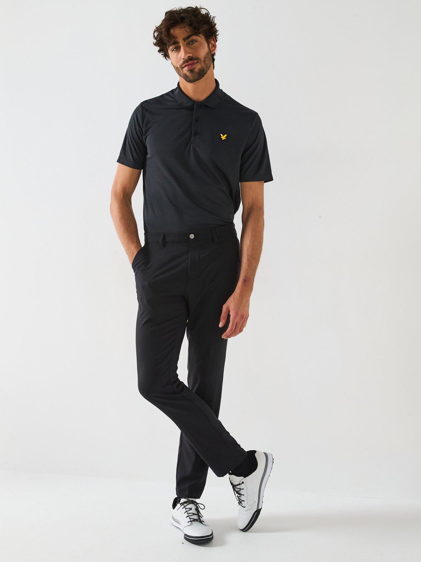 Image 3 of 6 of Lyle & Scott Golf Mens Golf Tech Polo Shirt - Black