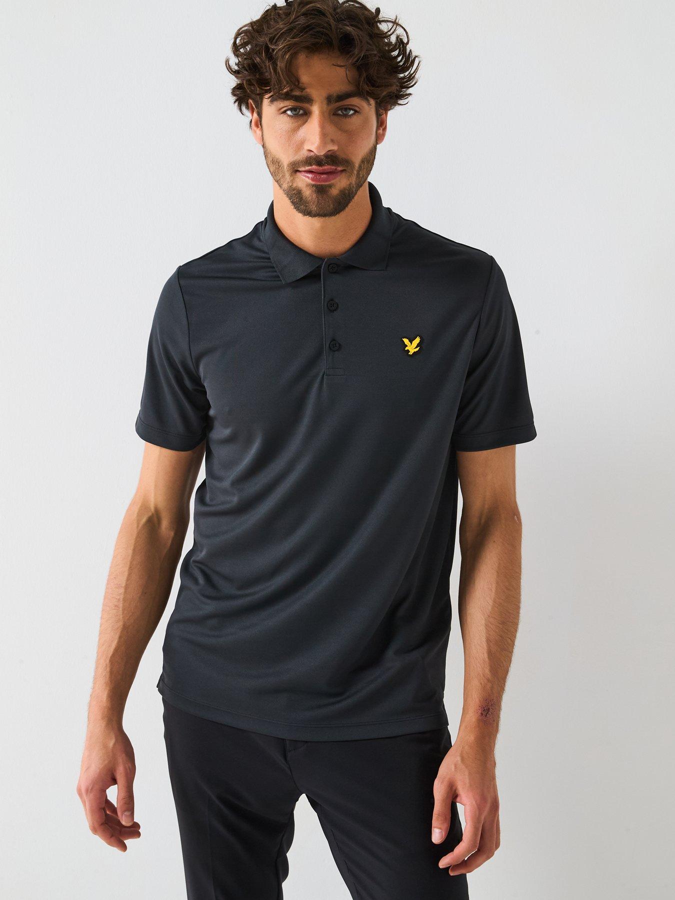 Image 5 of 6 of Lyle & Scott Golf Mens Golf Tech Polo Shirt - Black