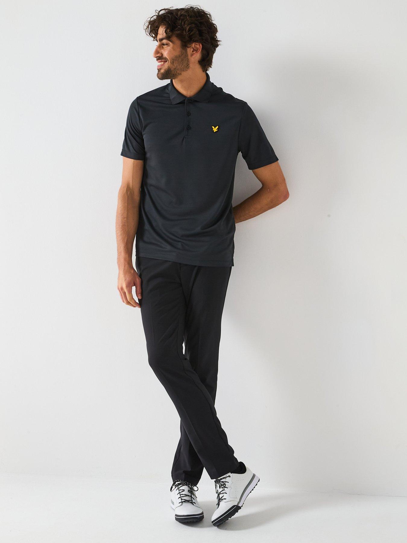 Image 6 of 6 of Lyle & Scott Golf Mens Golf Tech Polo Shirt - Black