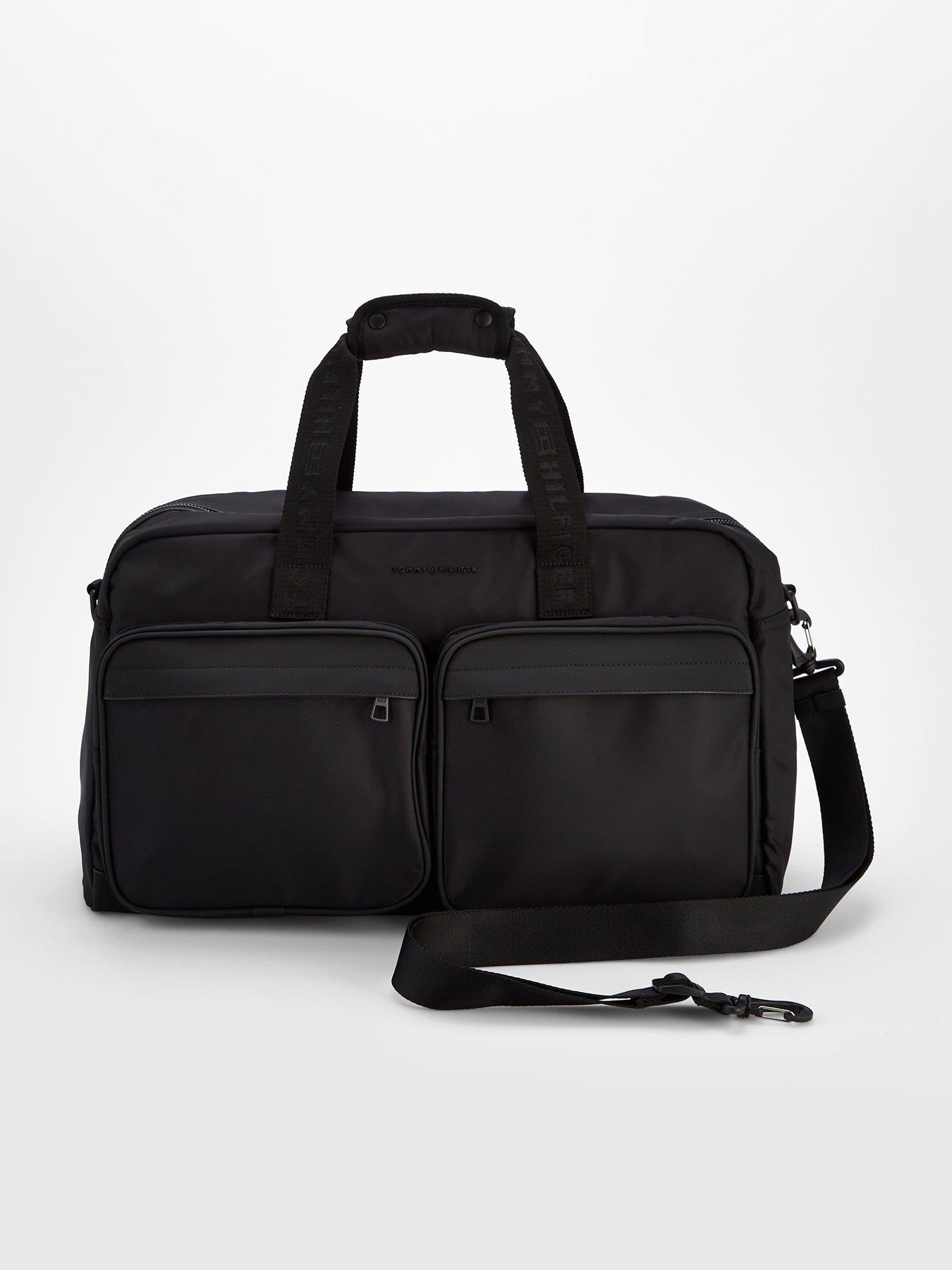 tommy-hilfiger-repreve-duffle-bag-blackfront