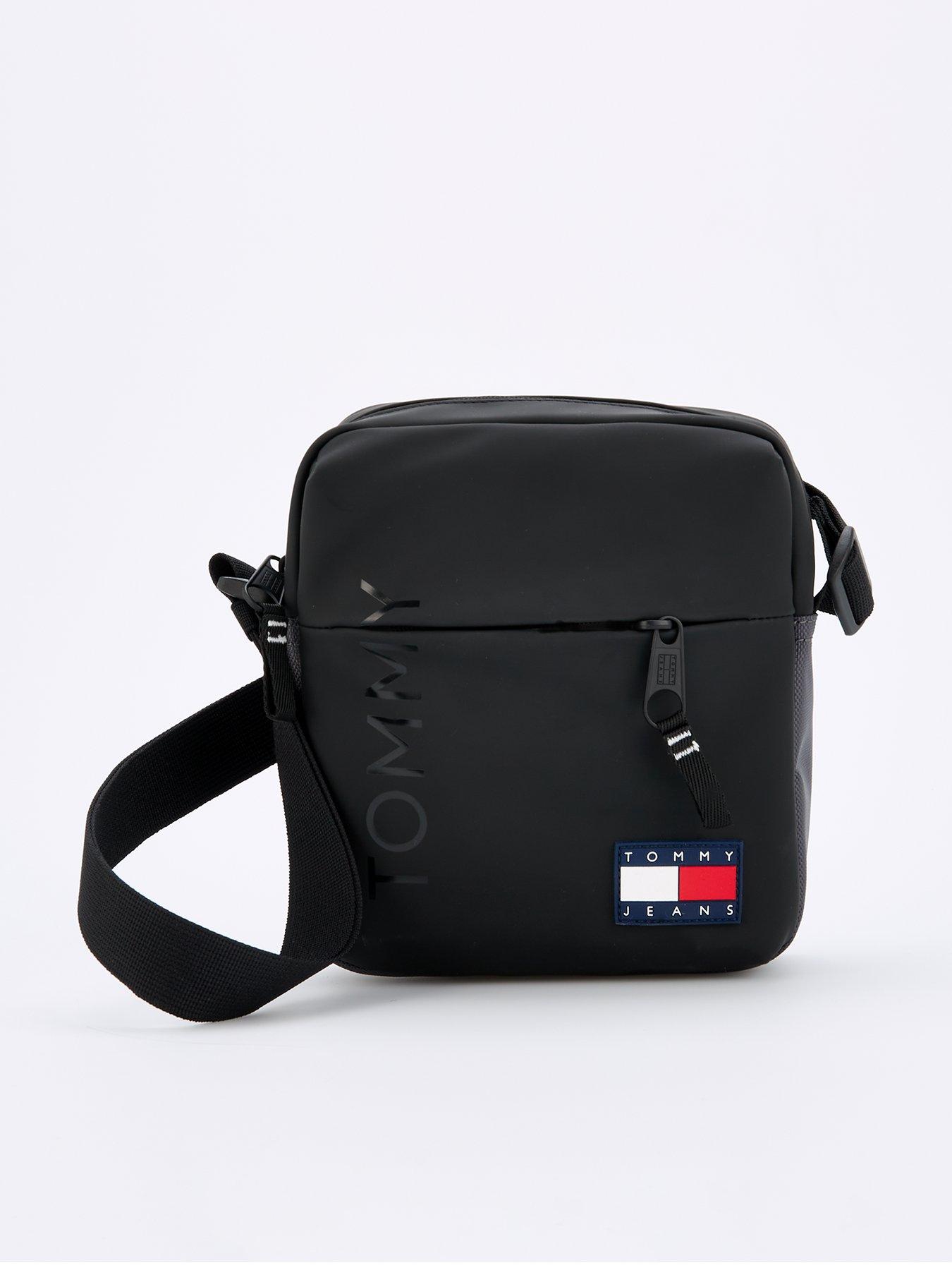 Image 1 of 4 of Tommy Jeans Tommy Jeans Daily + Reporter Crossover Bag - Black