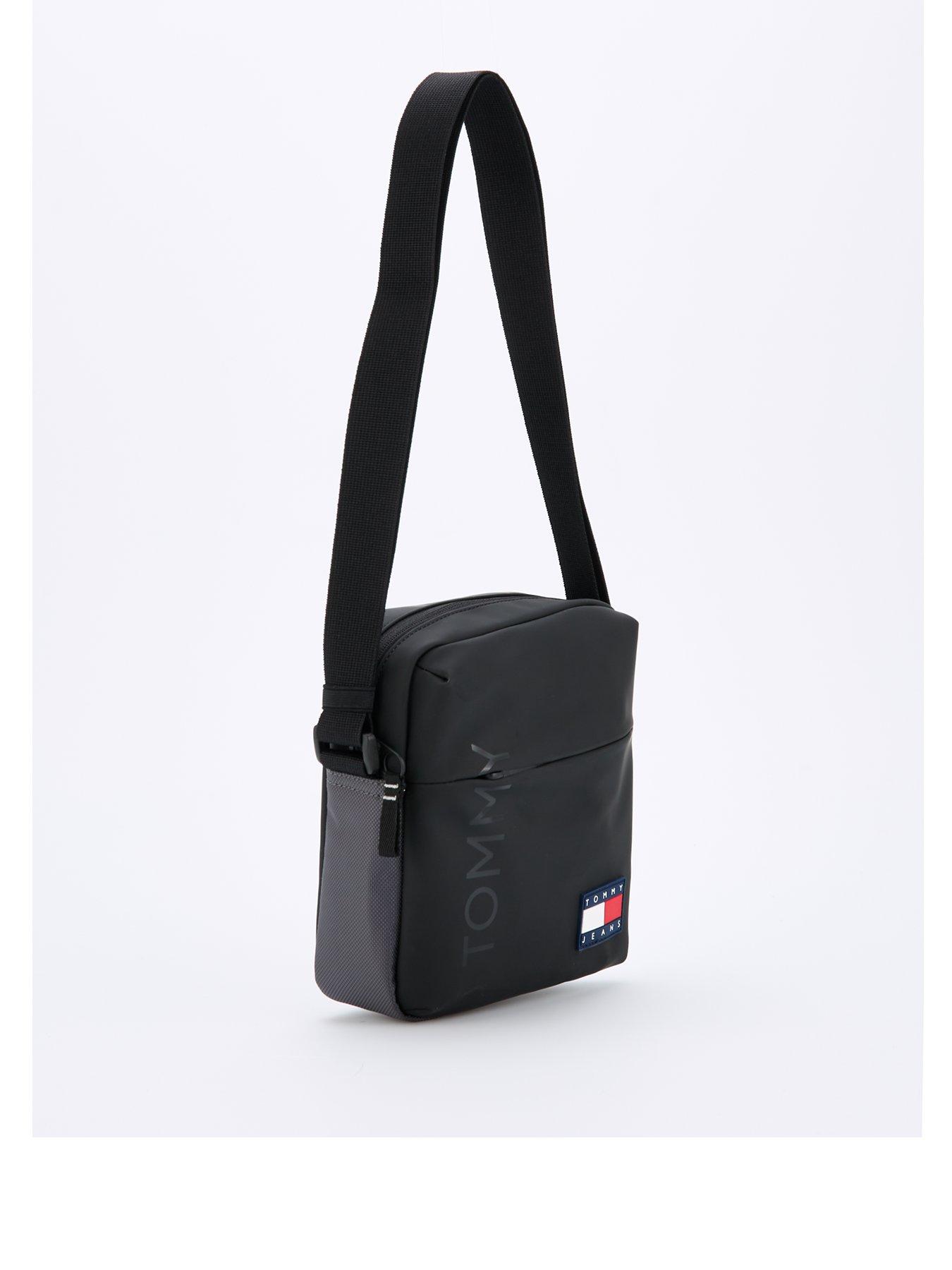 Image 2 of 4 of Tommy Jeans Tommy Jeans Daily + Reporter Crossover Bag - Black