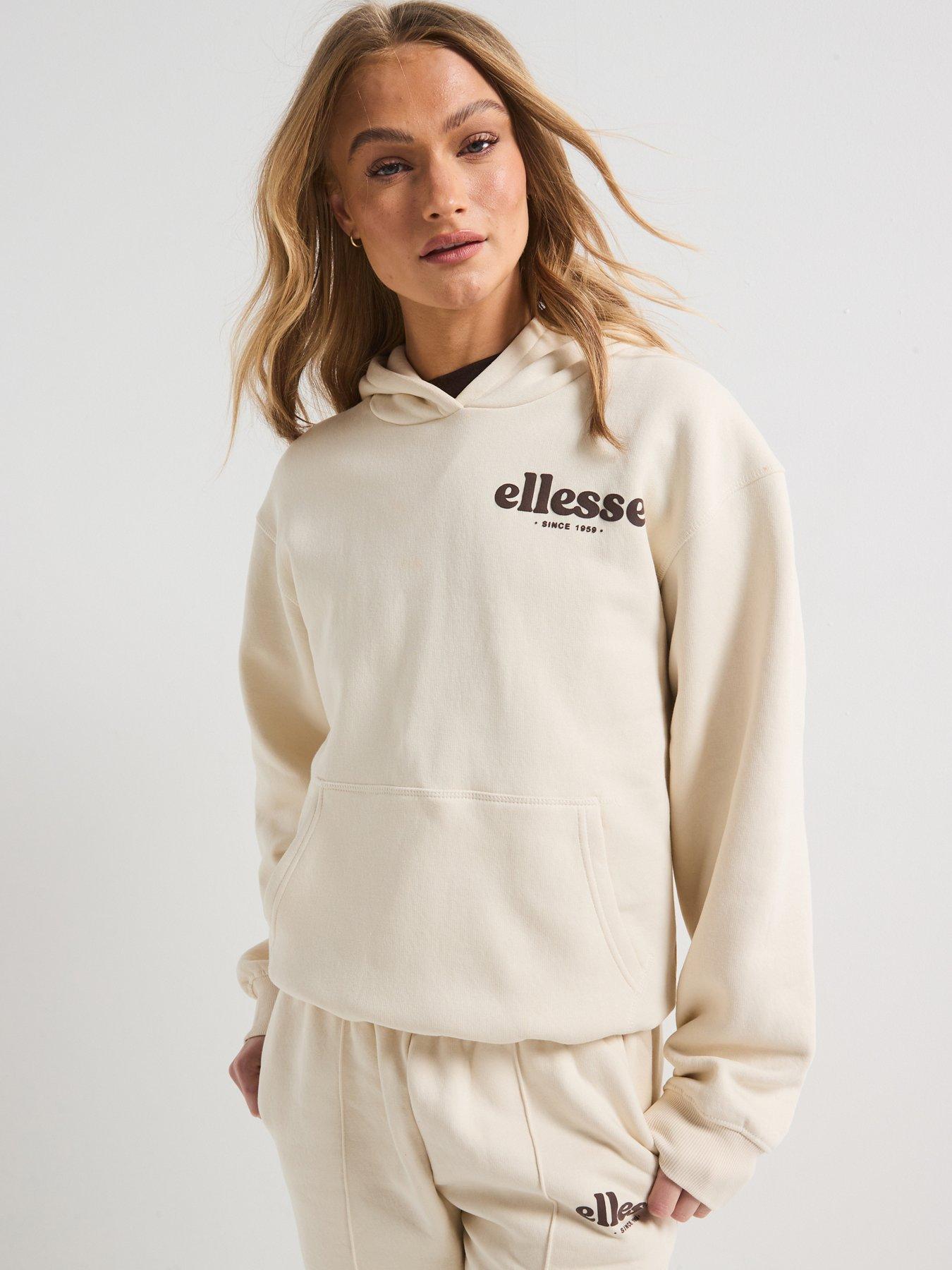 ellesse-womens-doppiaz-hoodie-light-brown