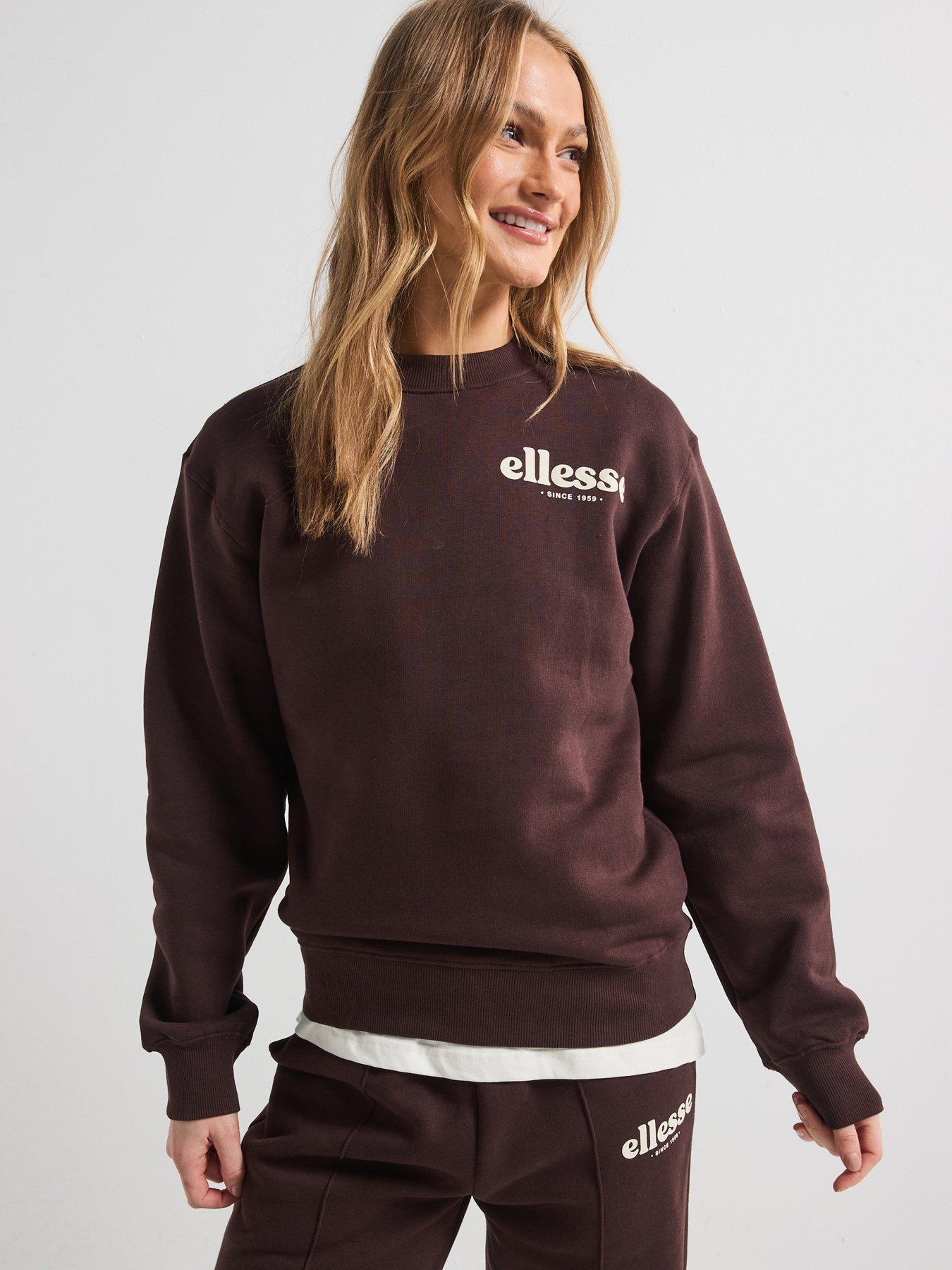 Image 2 of 6 of Ellesse Womens Affogato Sweatshirt - Brown